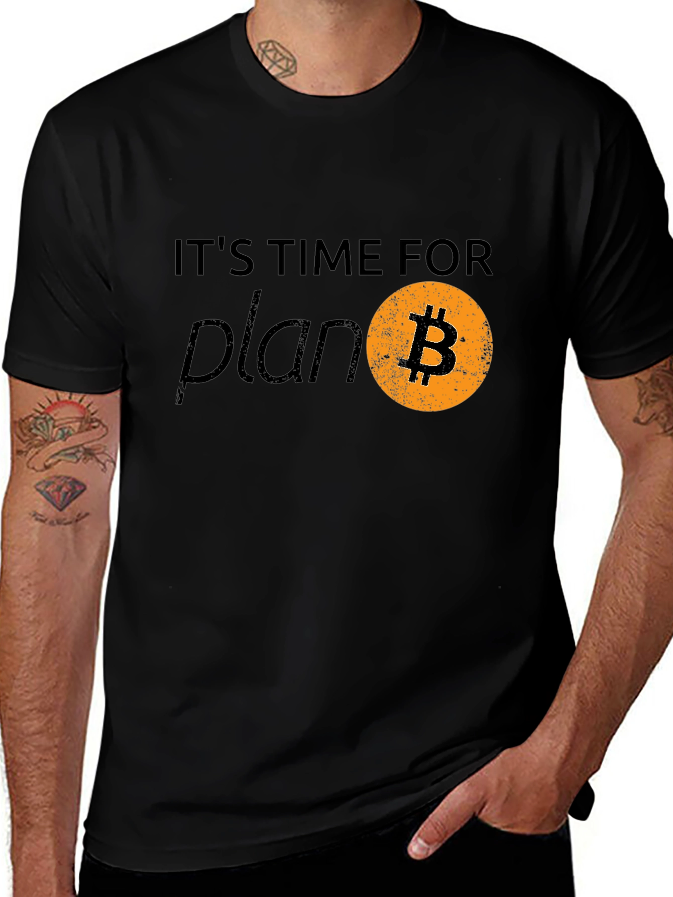 Variant 13 of Bitcoin Plan B Graphic T-Shirt