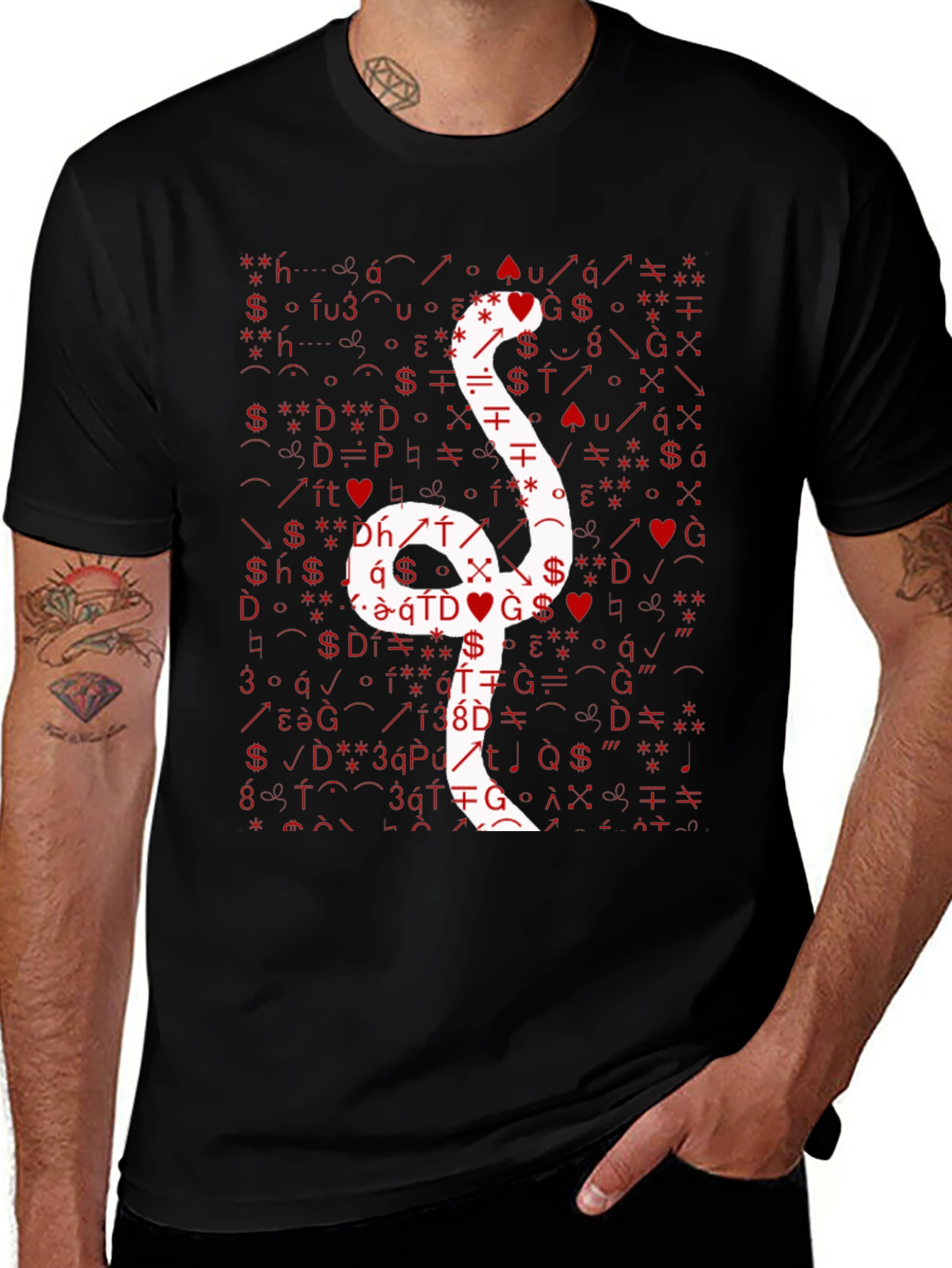 Variant 16 of Snake Symbol Graphic T-Shirt