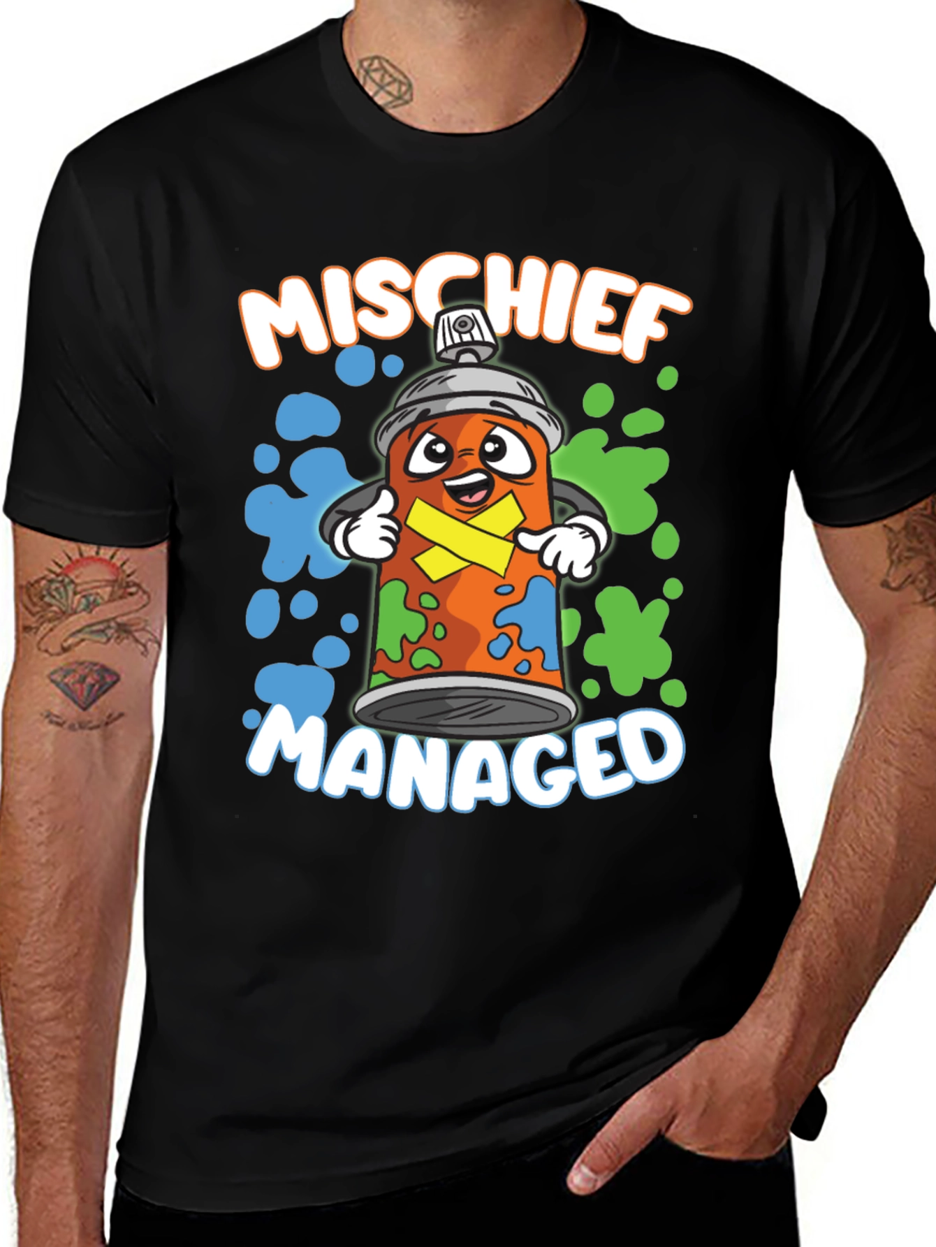 Black Mischief Managed Graphic Tee main image