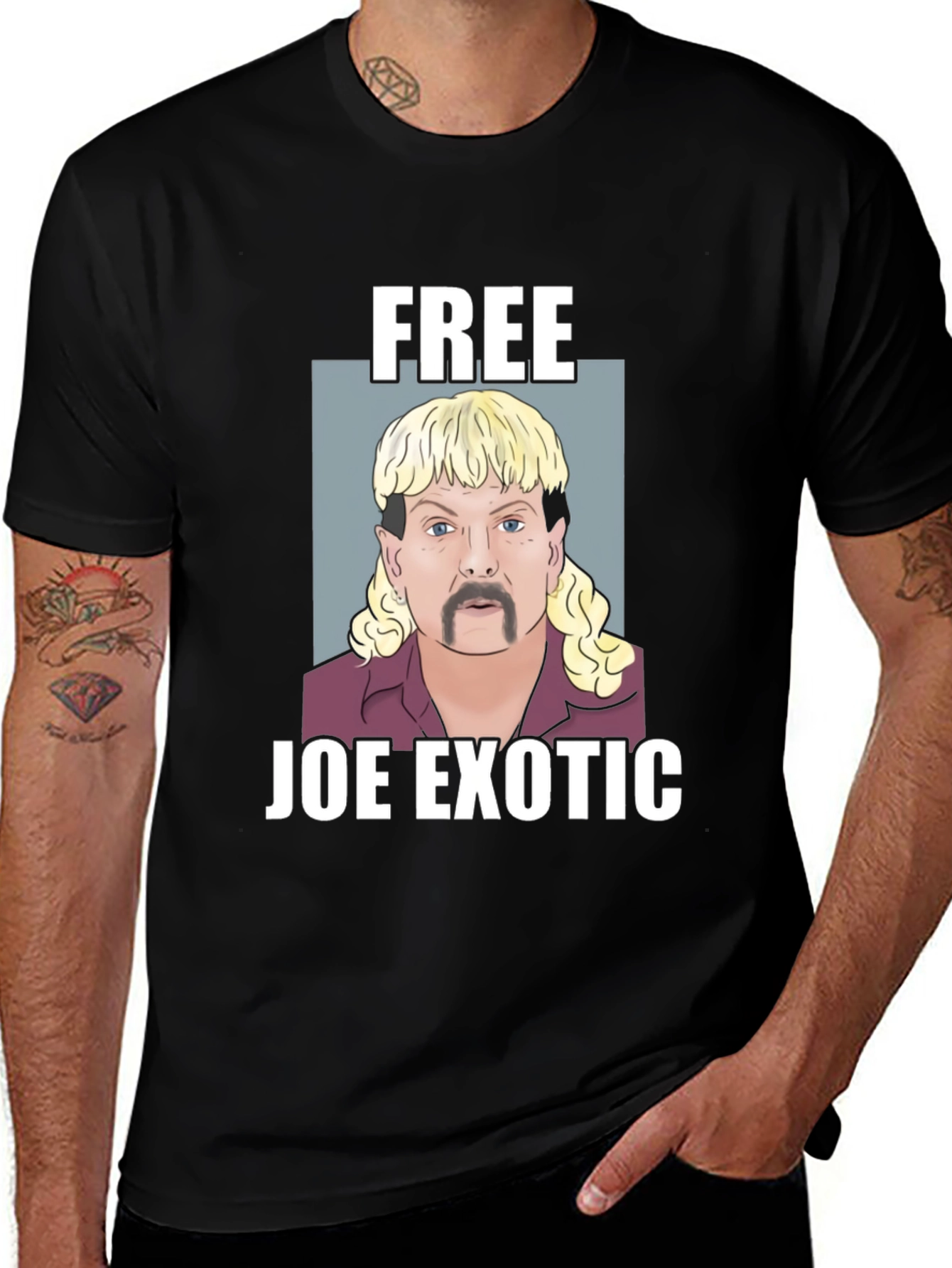 Free Joe Exotic T-Shirt - Tiger King Inspired