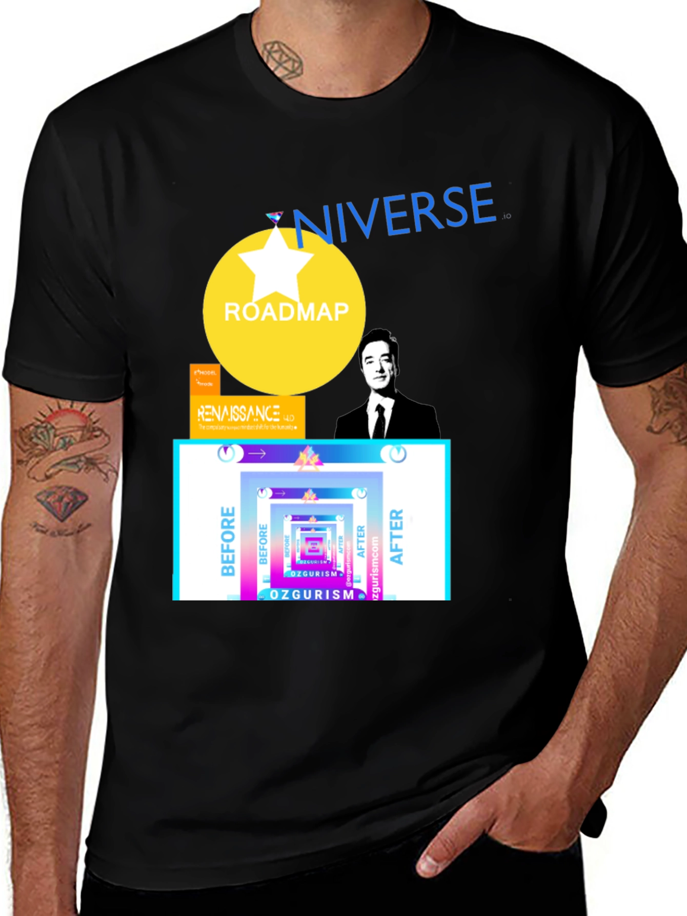 Variant 22 of Roadmap Universe Graphic T-Shirt