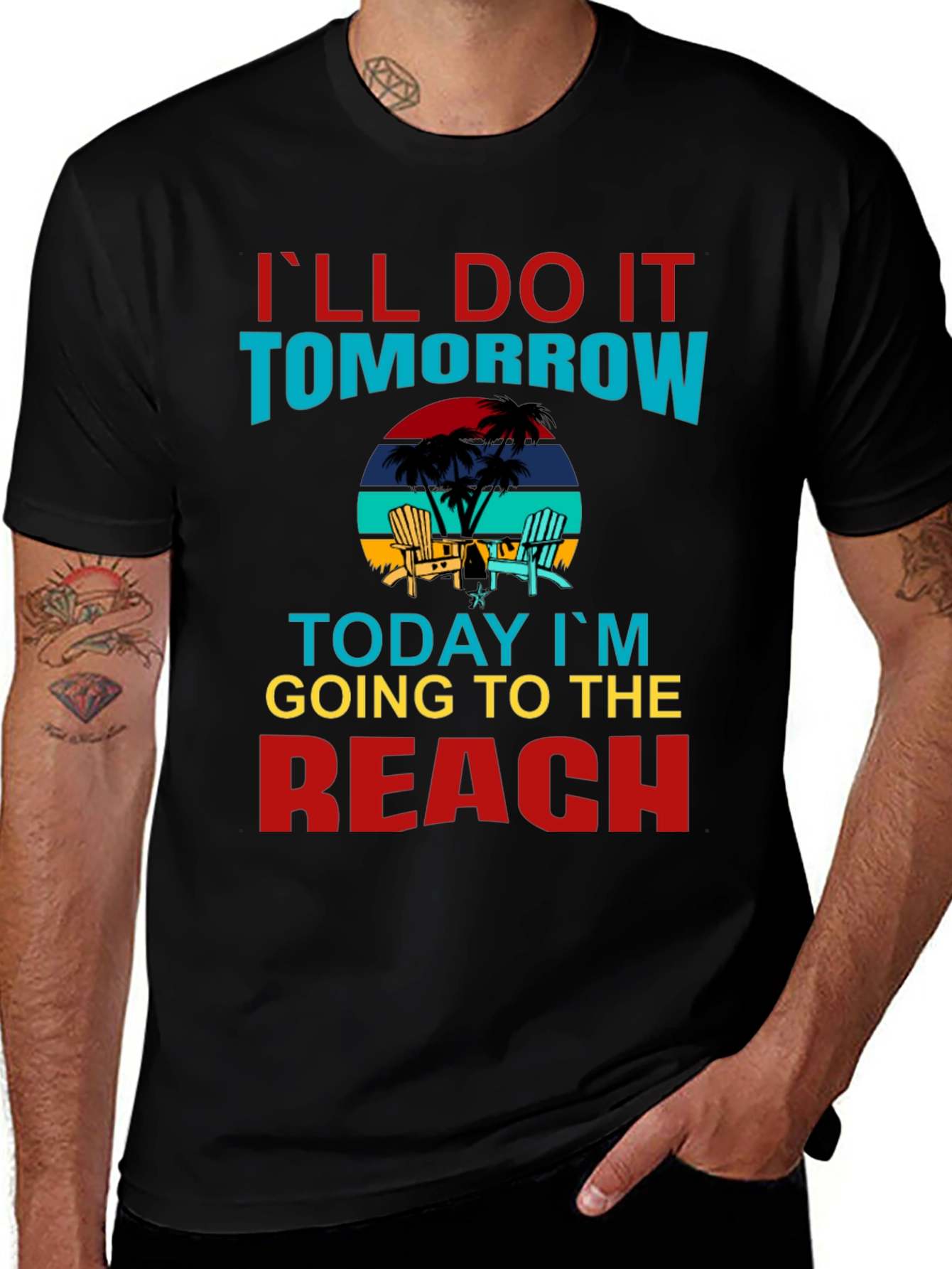 Variant 2 of I'll Do It Tomorrow Graphic T-Shirt