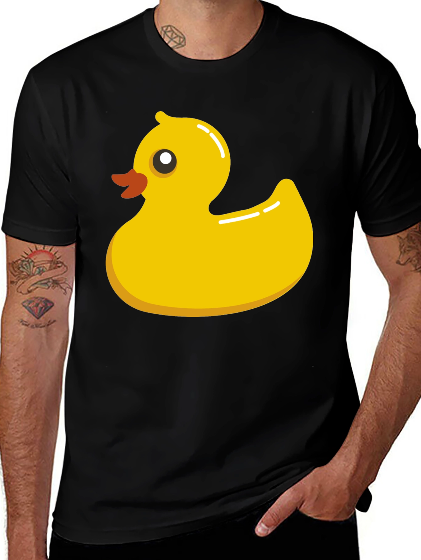 Variant 26 of Rubber Duckie Black T-Shirt