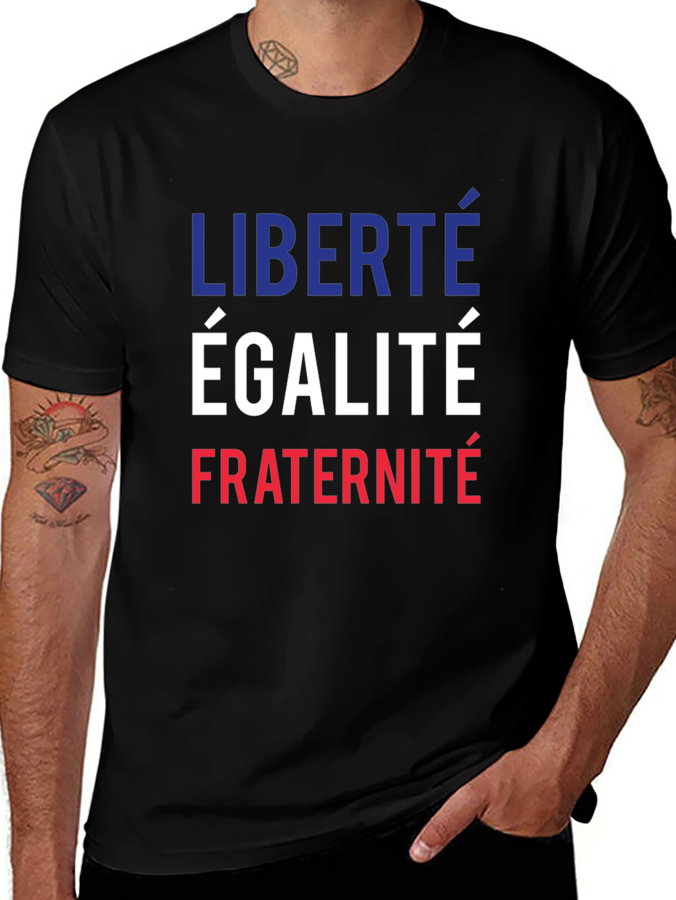 Liberté, Égalité, Fraternité T-Shirt - French Pride
