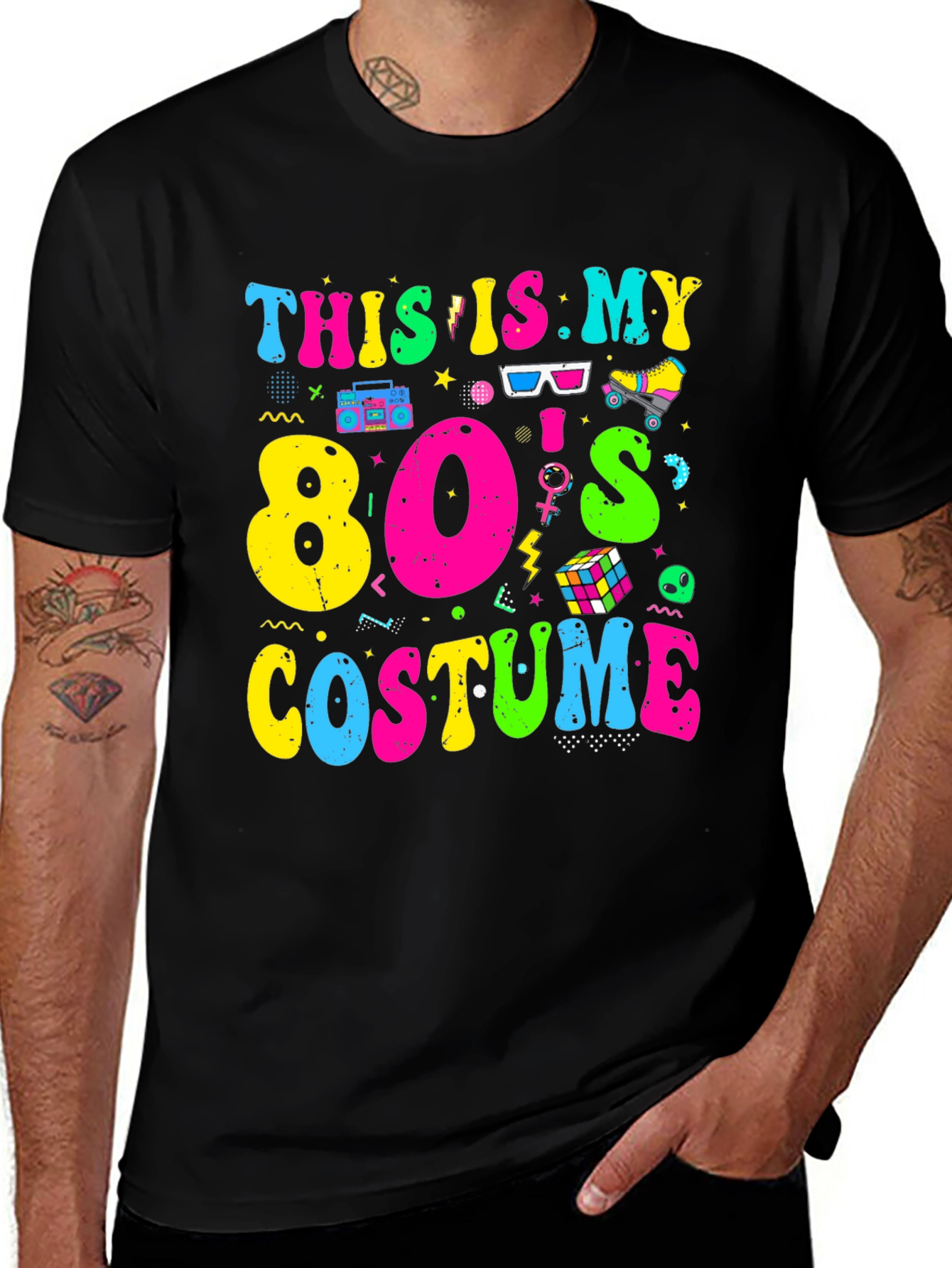 80's Costume T-Shirt - Retro Party Tee