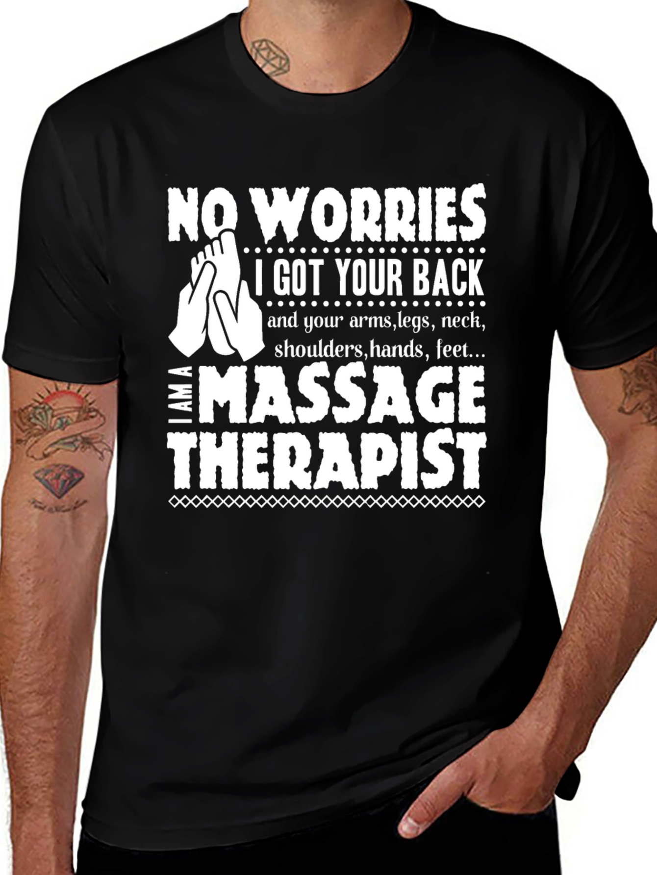 Variant 9 of Massage Therapist Graphic T-Shirt