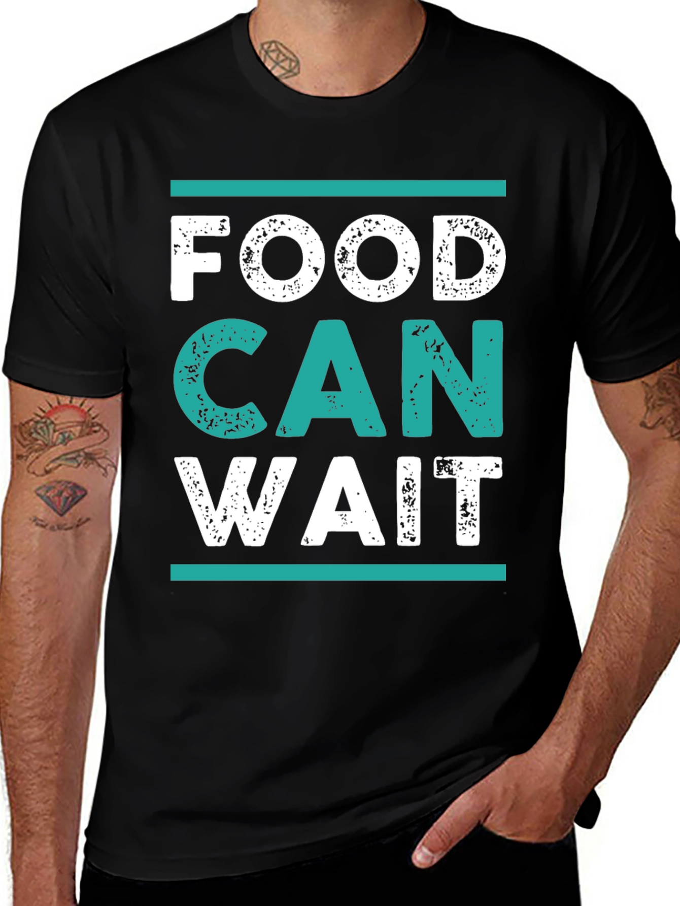 Variant 22 of Food Can Wait Graphic T-Shirt