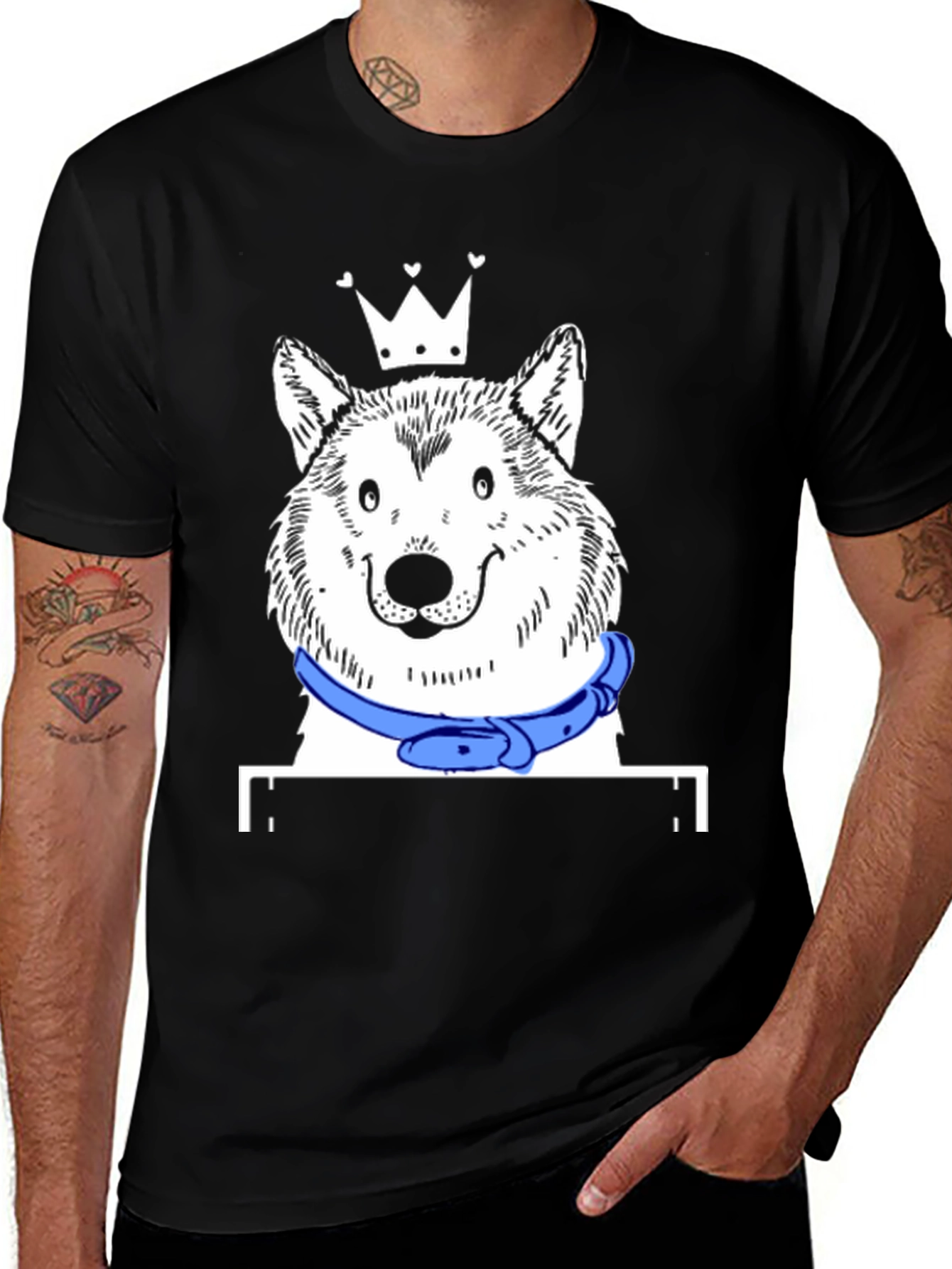 Variant 27 of Dog King T-Shirt - Unique Graphic Tee