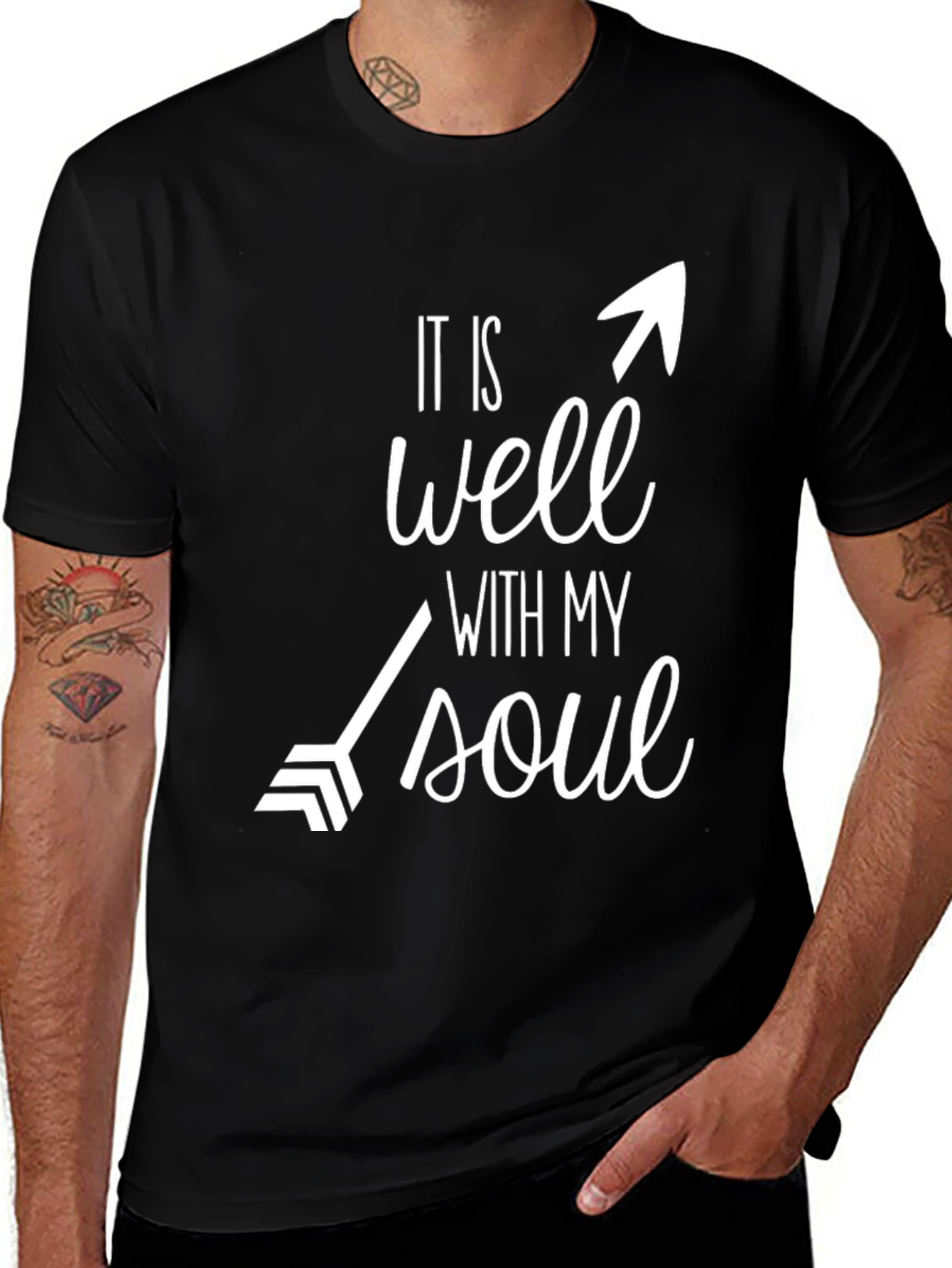 Variant 25 of It Is Well With My Soul Graphic Tee