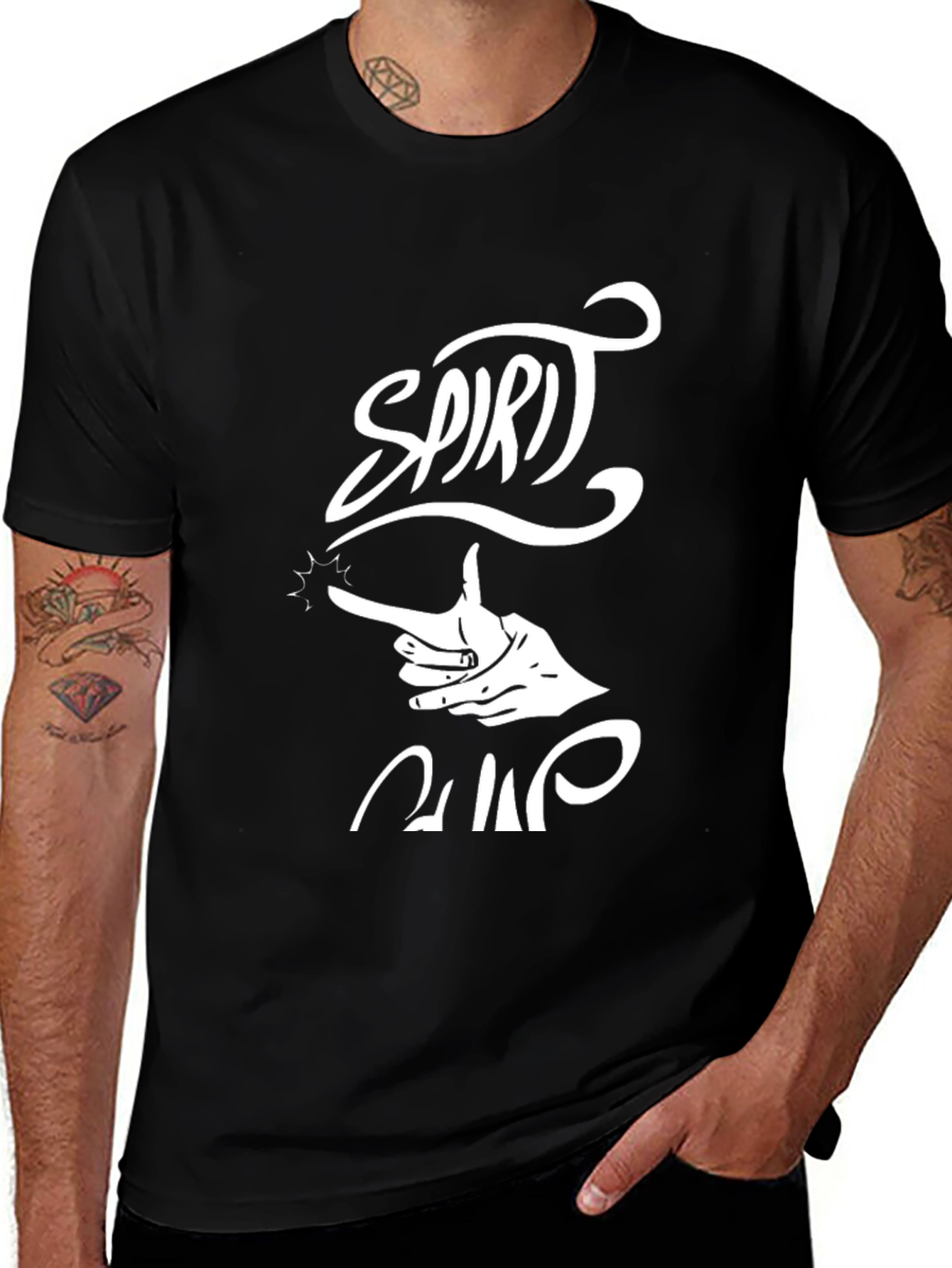 Variant 27 of Spirit Gun Black Tee