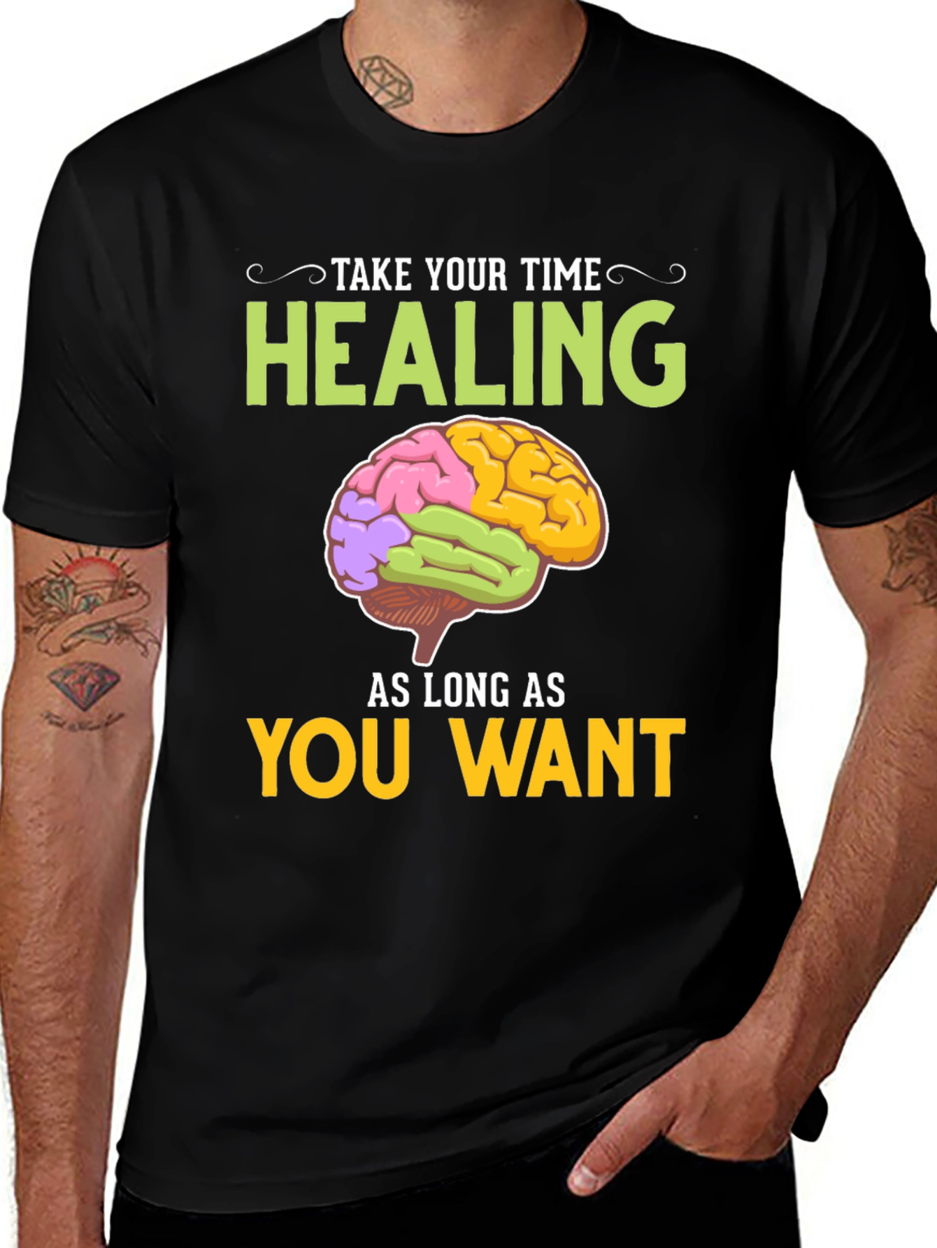 Variant 3 of Healing Brain Graphic Tee