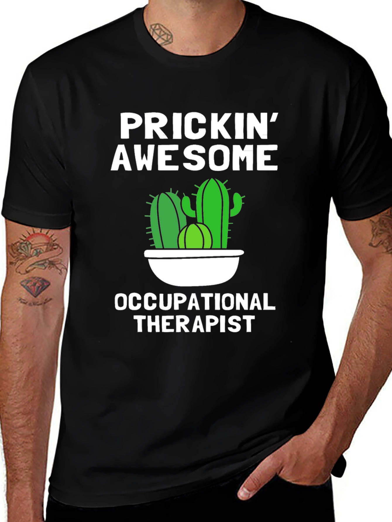 Variant 22 of Prickin' Awesome Occupational Therapist T-Shirt