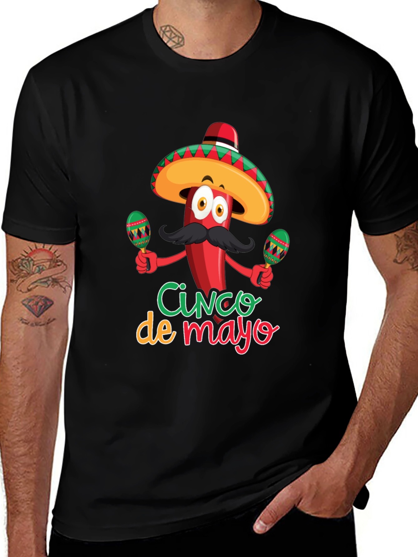 Cinco de Mayo Pepper T-Shirt - Fiesta Ready
