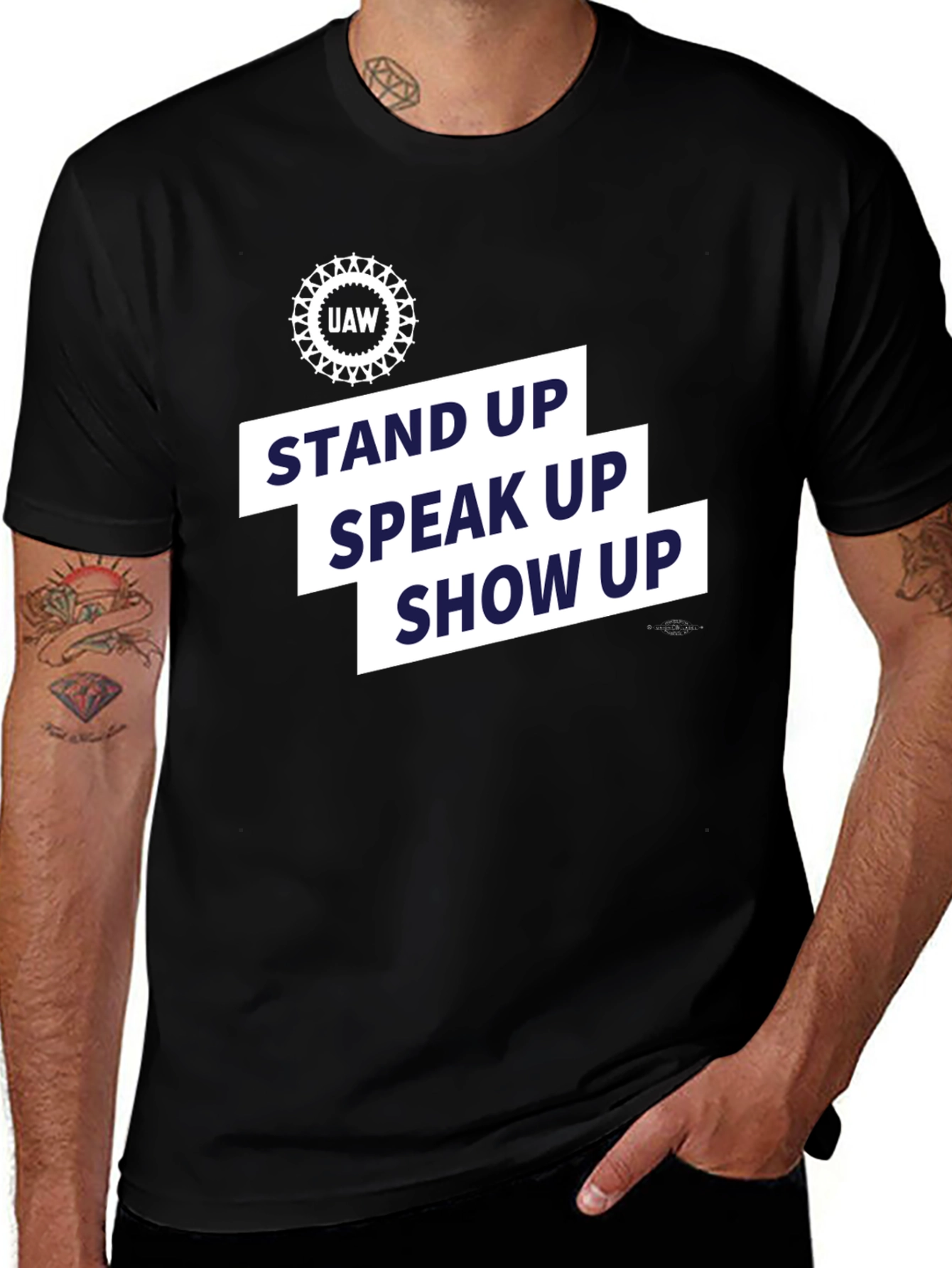 UAW Stand Up Speak Up Show Up T-Shirt