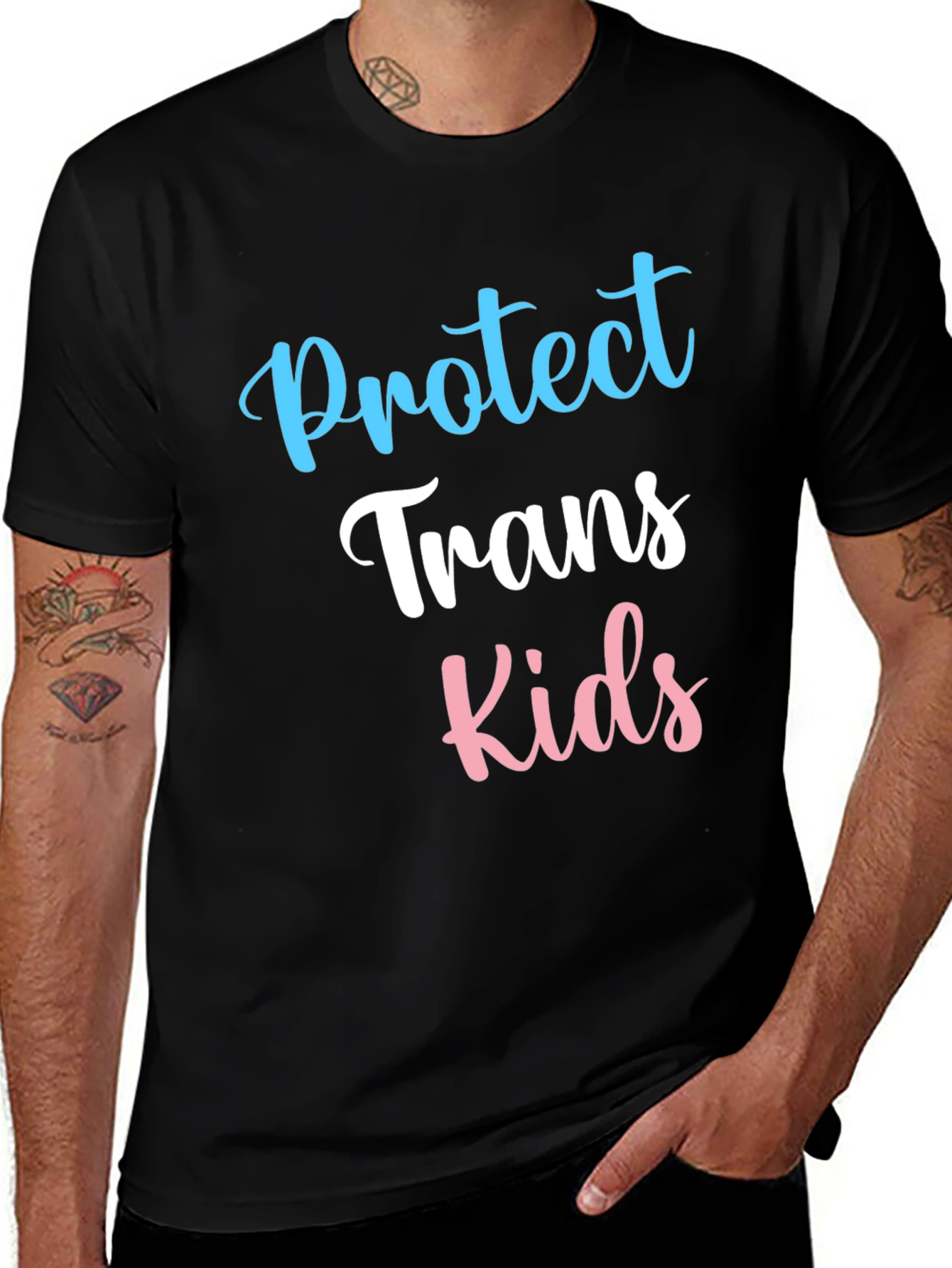 Variant 28 of Protect Trans Kids T-Shirt - Statement Tee