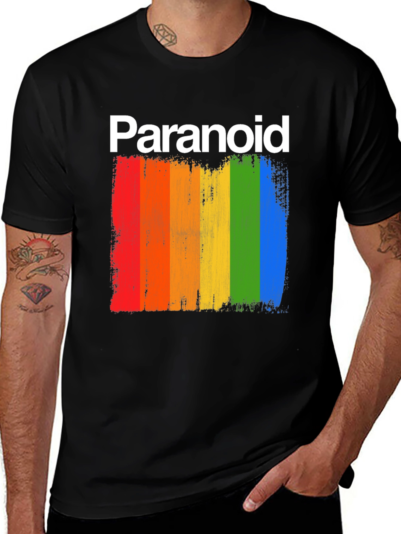 Variant 11 of Paranoid Pride Graphic T-Shirt - Soft Cotton Blend