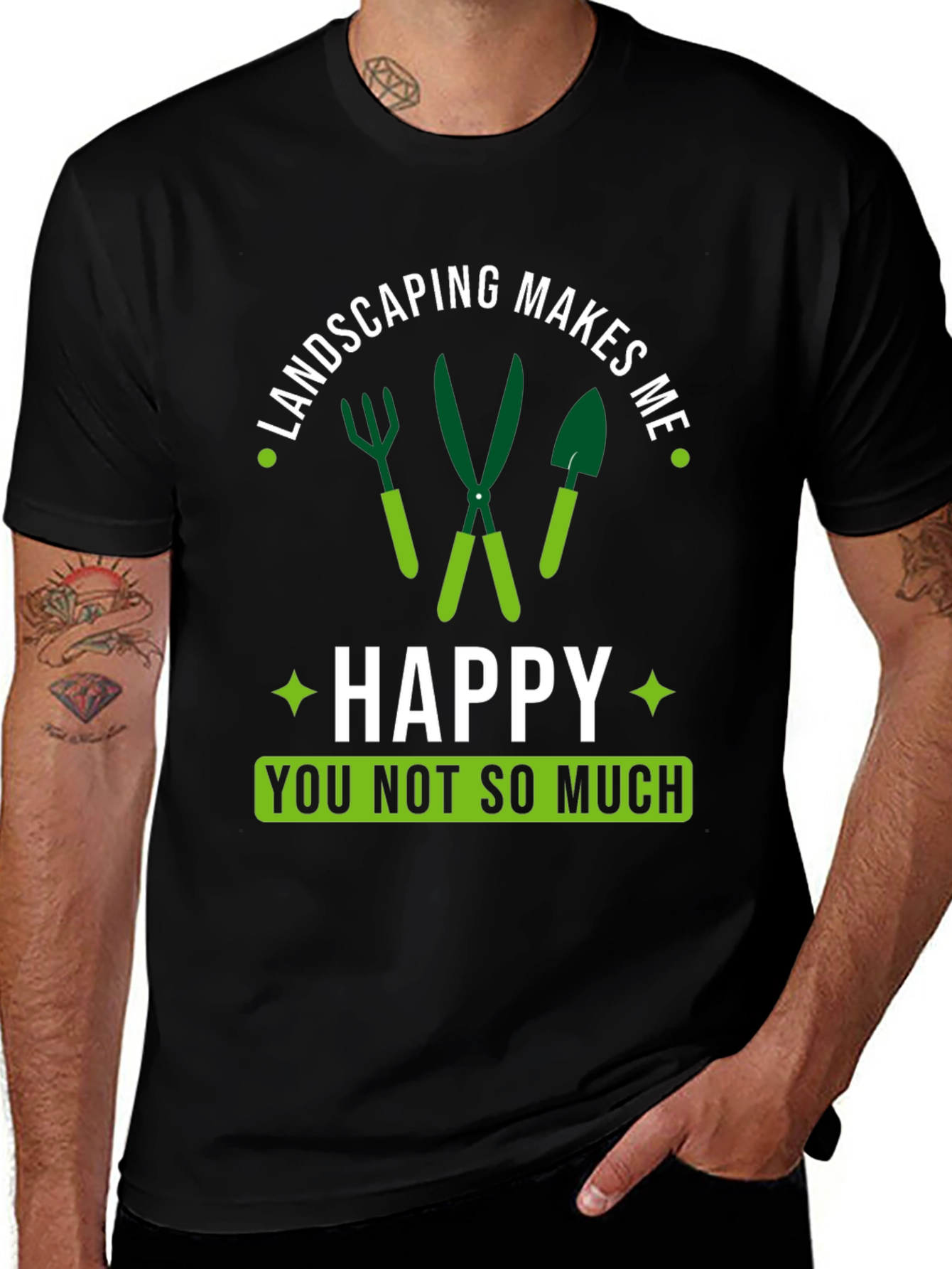 Variant 16 of Landscaping Makes Me Happy T-Shirt