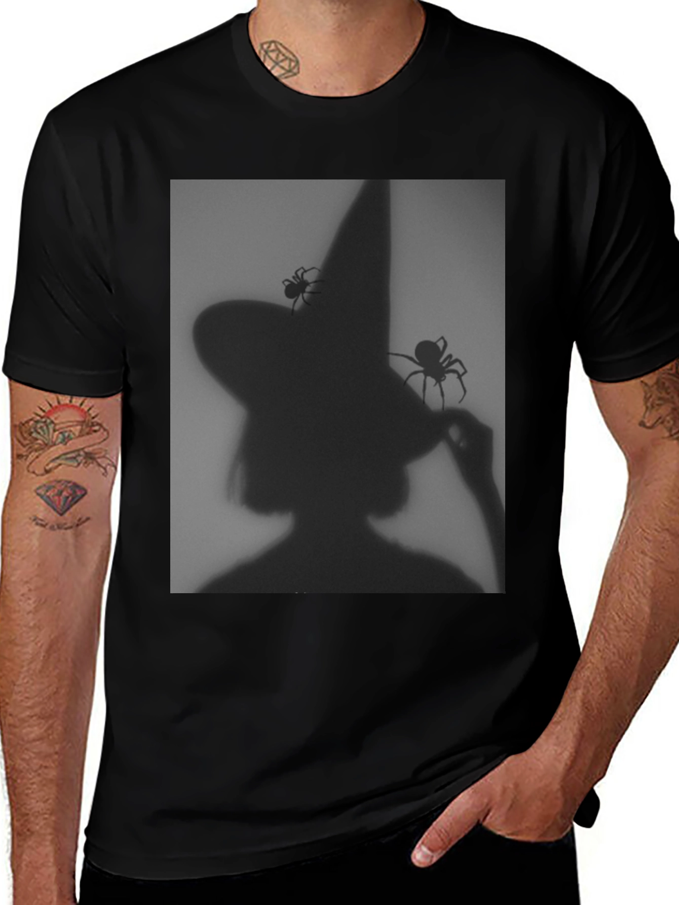 Spooky Witch Shadow Tee
