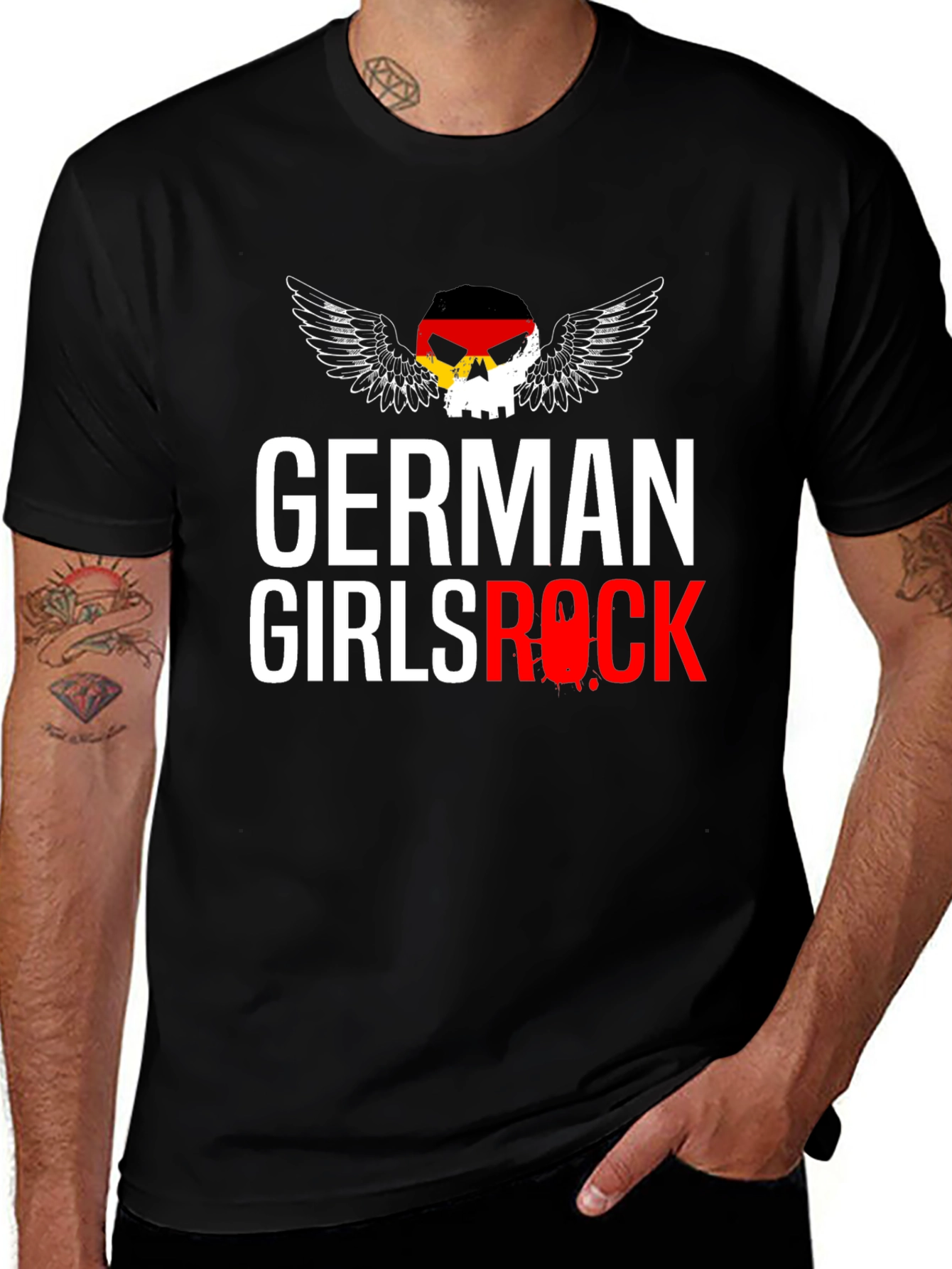 Variant 23 of German Girls Rock T-Shirt