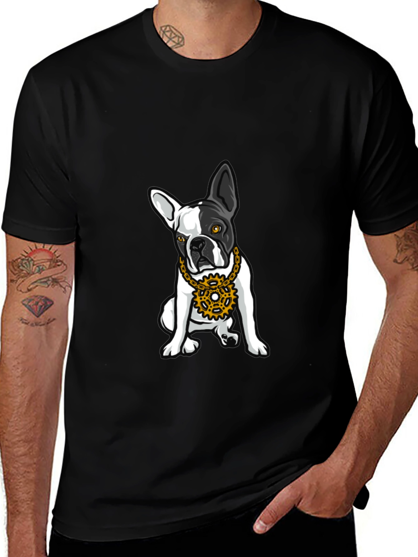 Variant 24 of Cool Bulldog Graphic T-Shirt