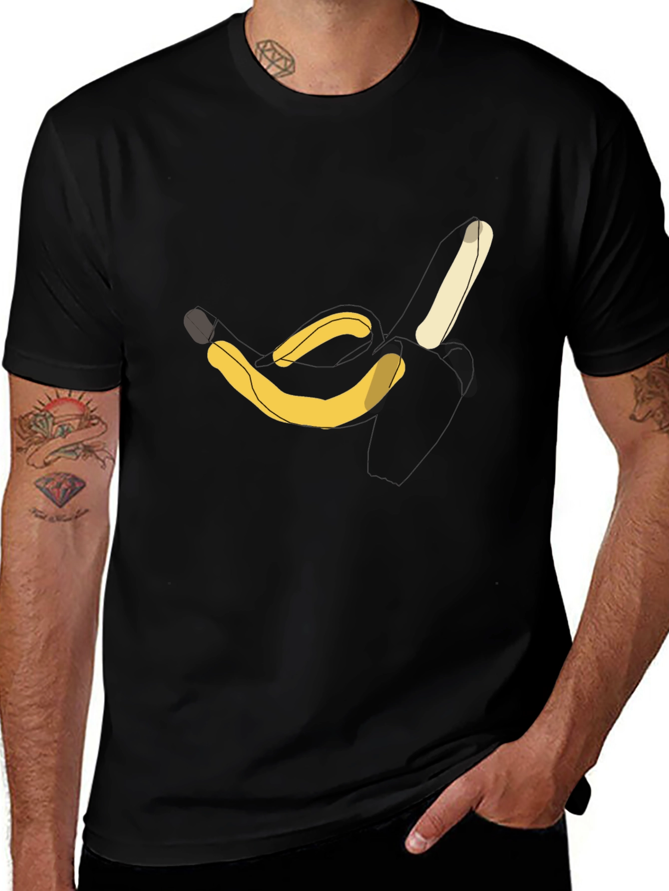 Variant 24 of Banana Graphic T-Shirt - Casual Cotton Tee