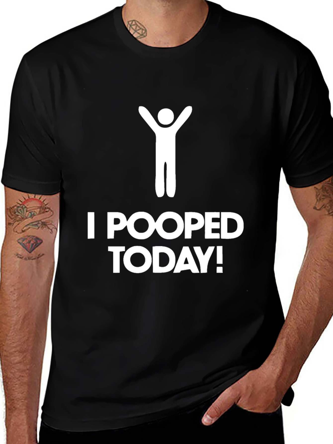Variant 18 of I Pooped Today T-Shirt - Funny Graphic Tee