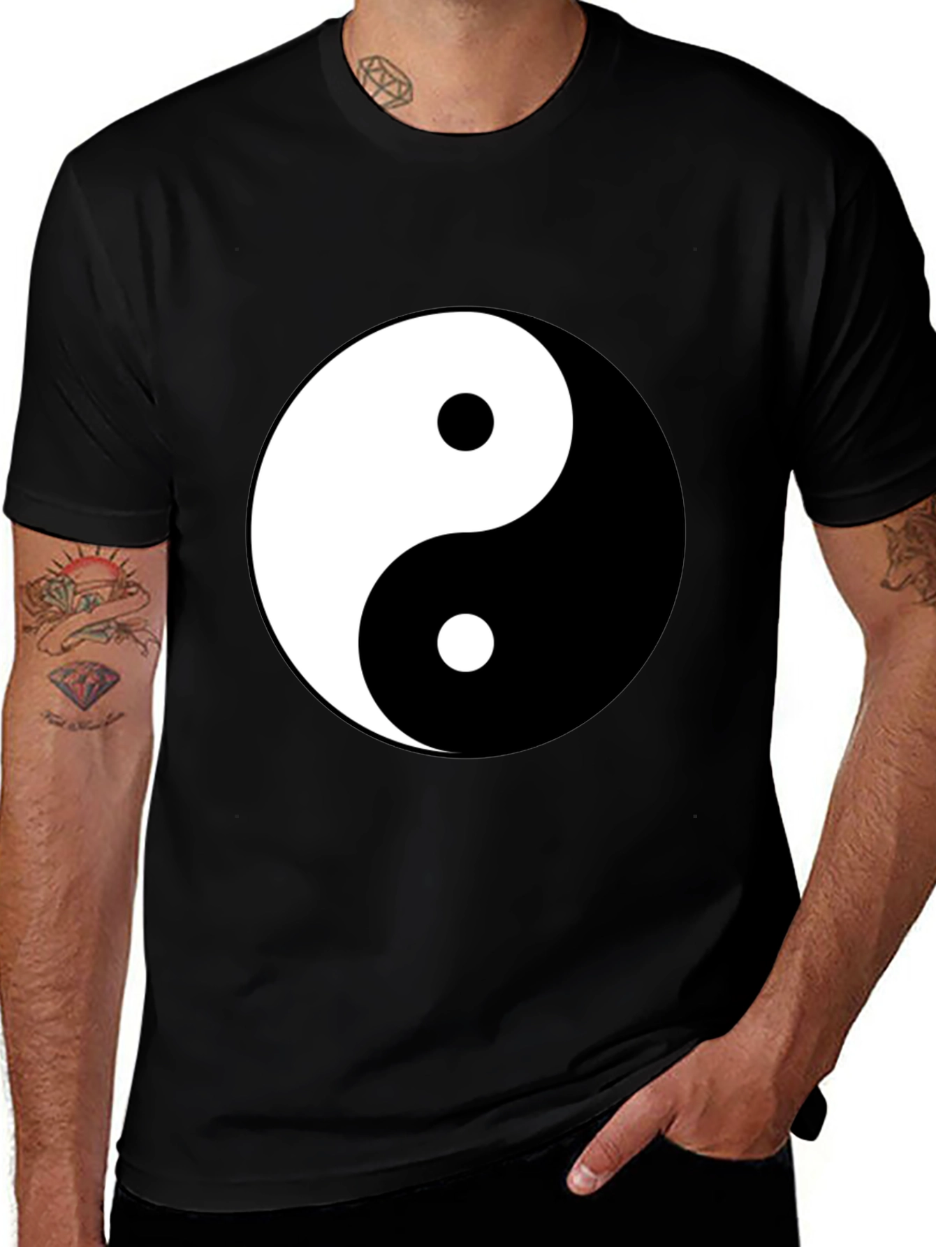 Yin Yang Graphic Tee - Balance & Style