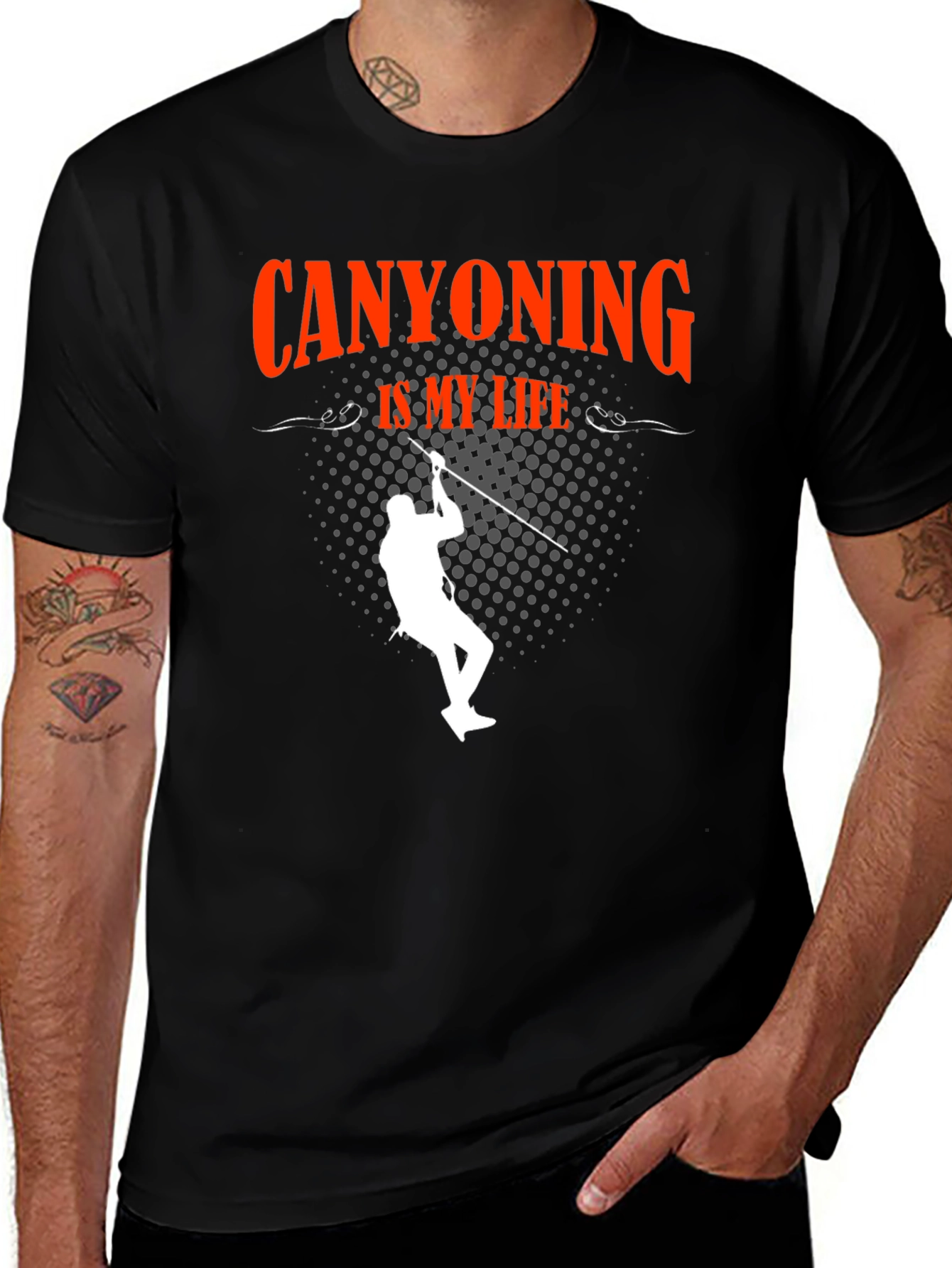 Variant 2 of Canyoning is My Life Graphic T-Shirt