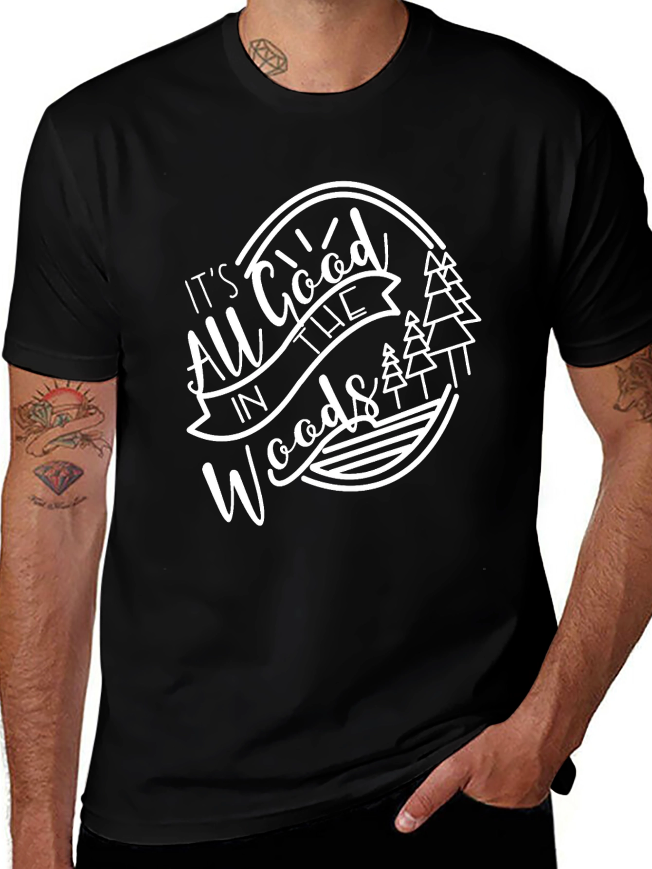 Variant 7 of All Good in the Woods Graphic Tee