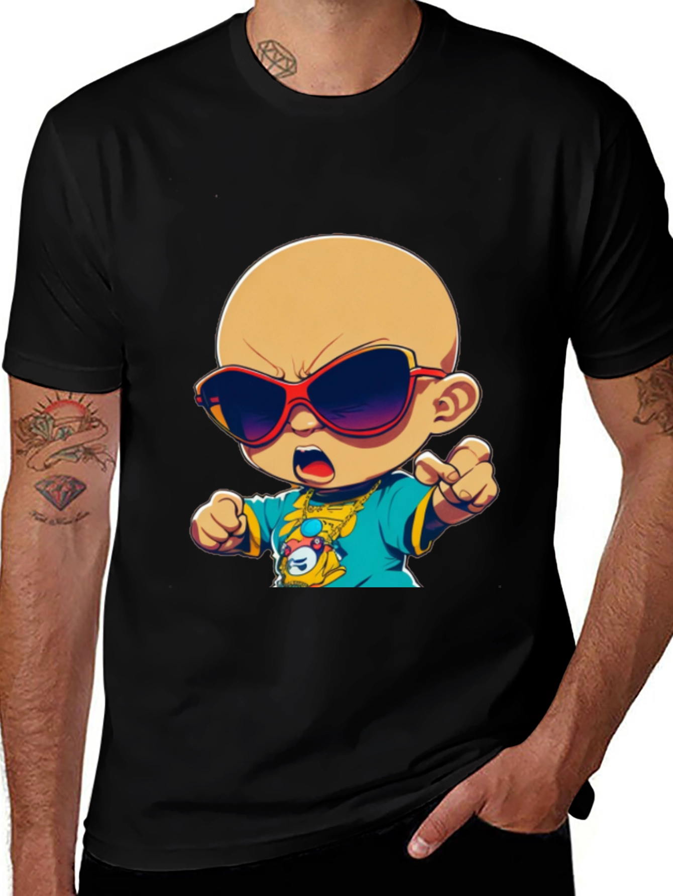 Variant 3 of Cartoon Cool Kid T-Shirt