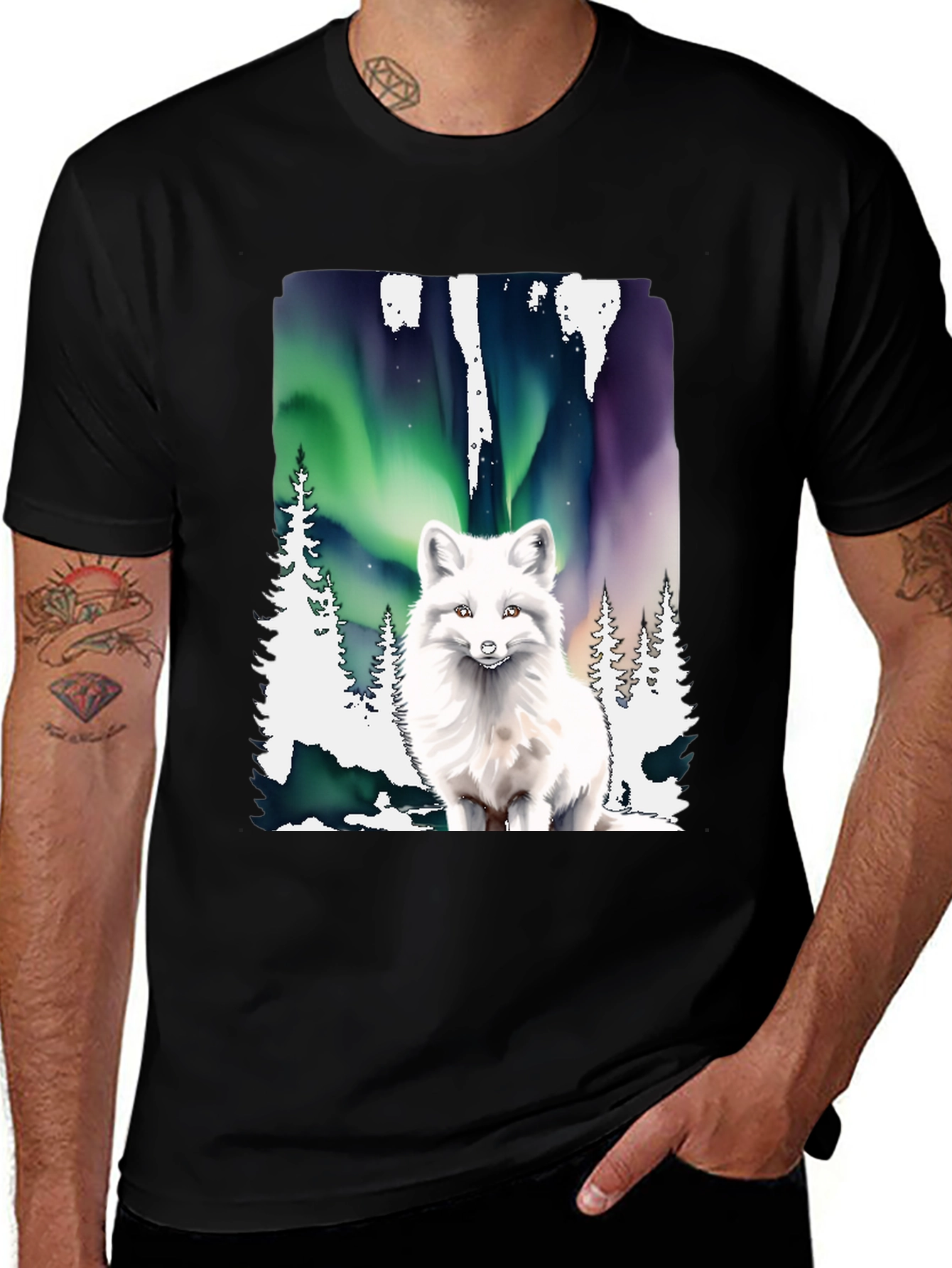 Arctic Fox Aurora T-Shirt