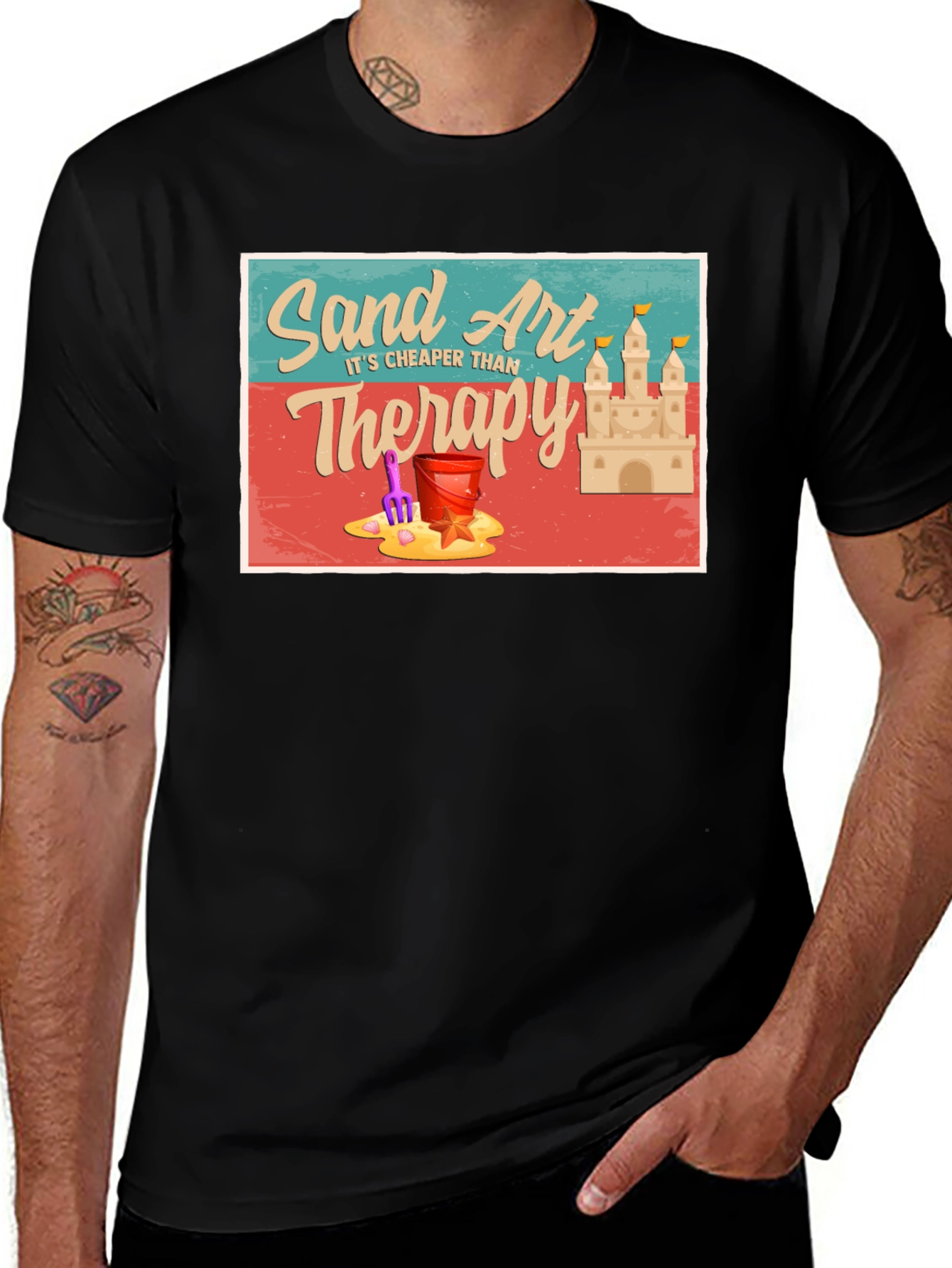 Variant 20 of Sand Art Therapy T-Shirt