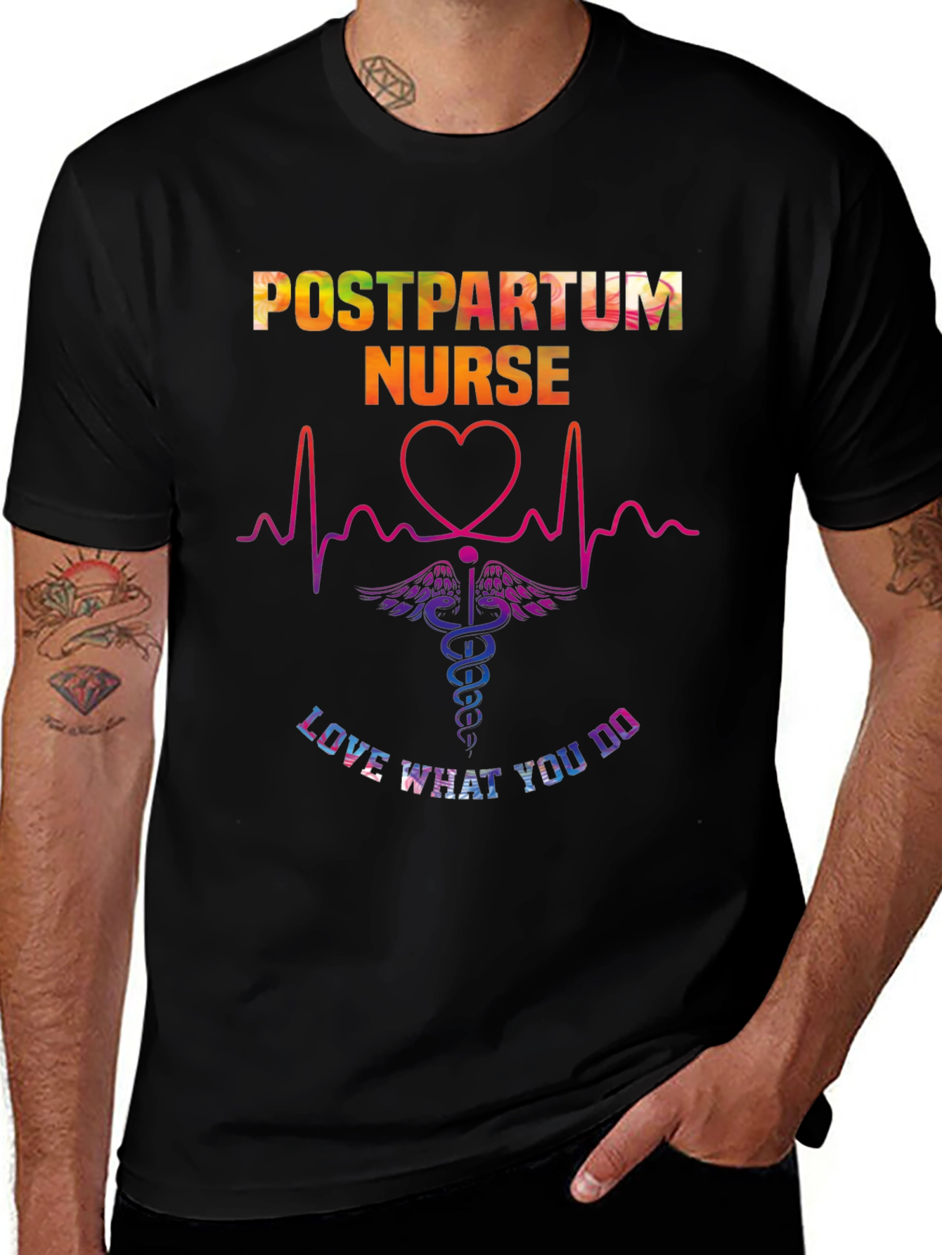 Postpartum Nurse T-Shirt - Love What You Do