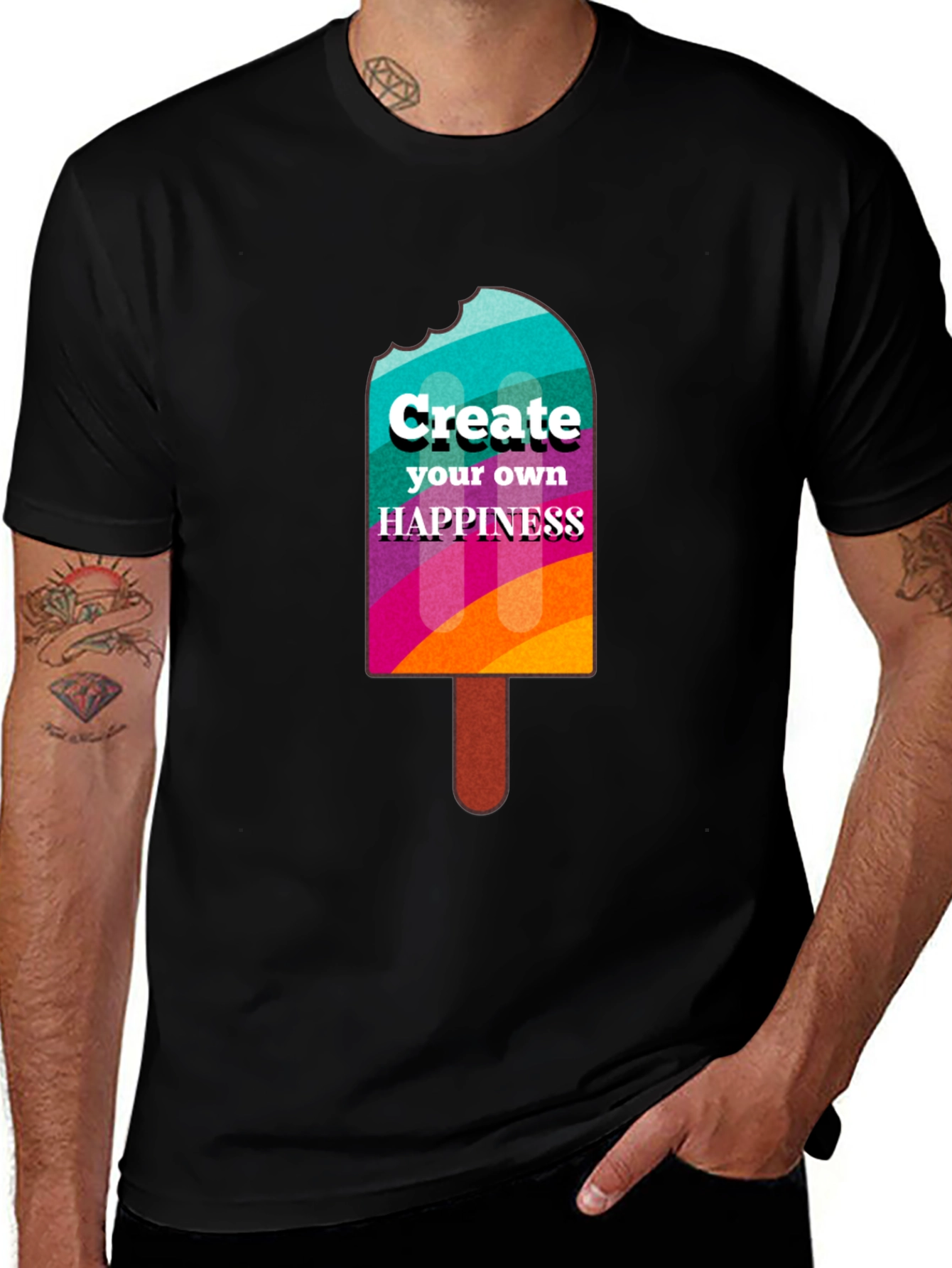 Create Your Own Happiness Graphic T-Shirt