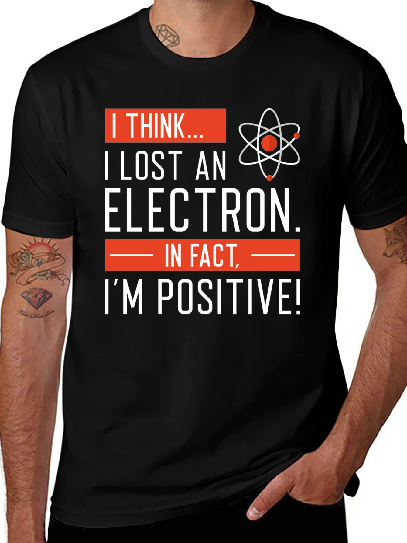 Variant 15 of I Lost An Electron T-Shirt - Science Humor