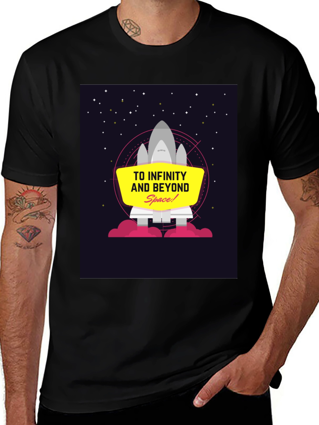 Variant 28 of To Infinity and Beyond! Space T-Shirt
