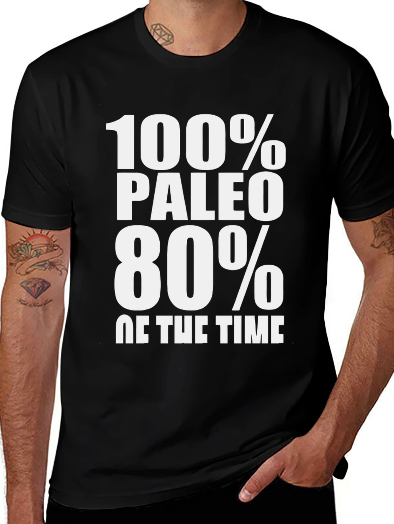 Paleo Diet T-Shirt - Funny Fitness Tee