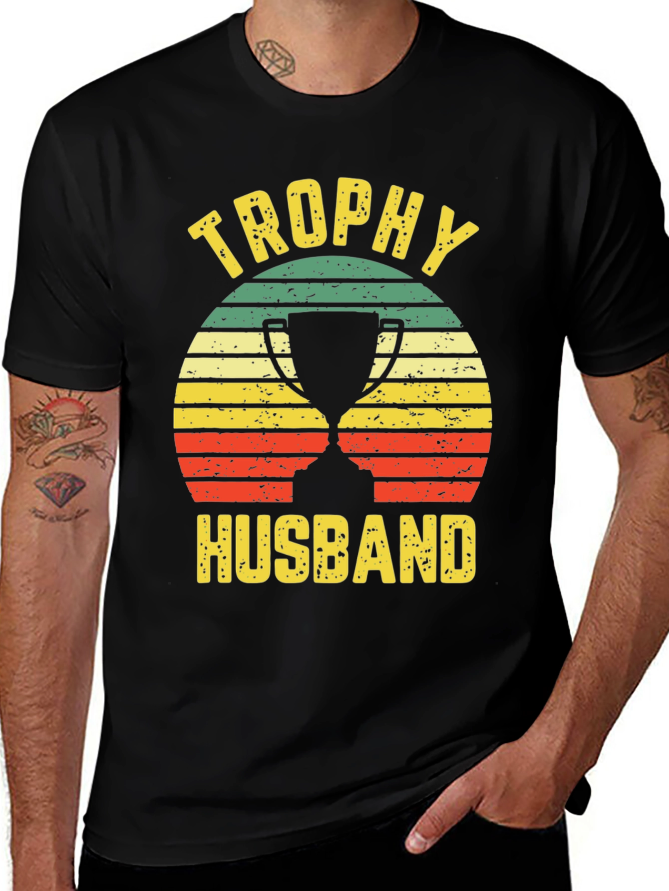 Variant 18 of Trophy Husband Graphic T-Shirt