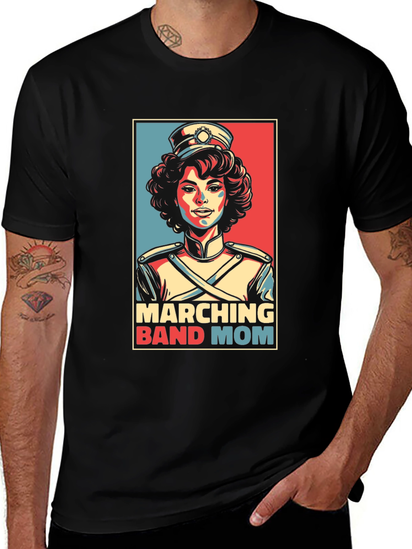 Variant 6 of Marching Band Mom Graphic T-Shirt