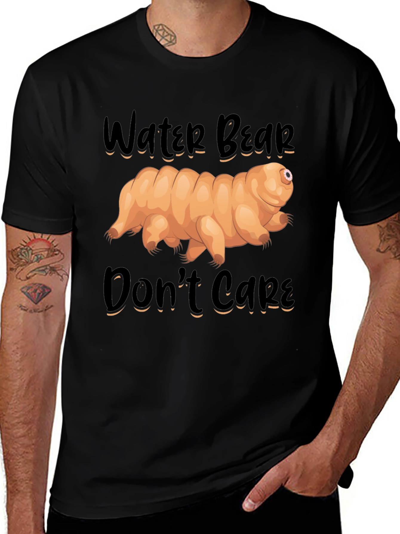 Water Bear Don't Care Graphic T-Shirt