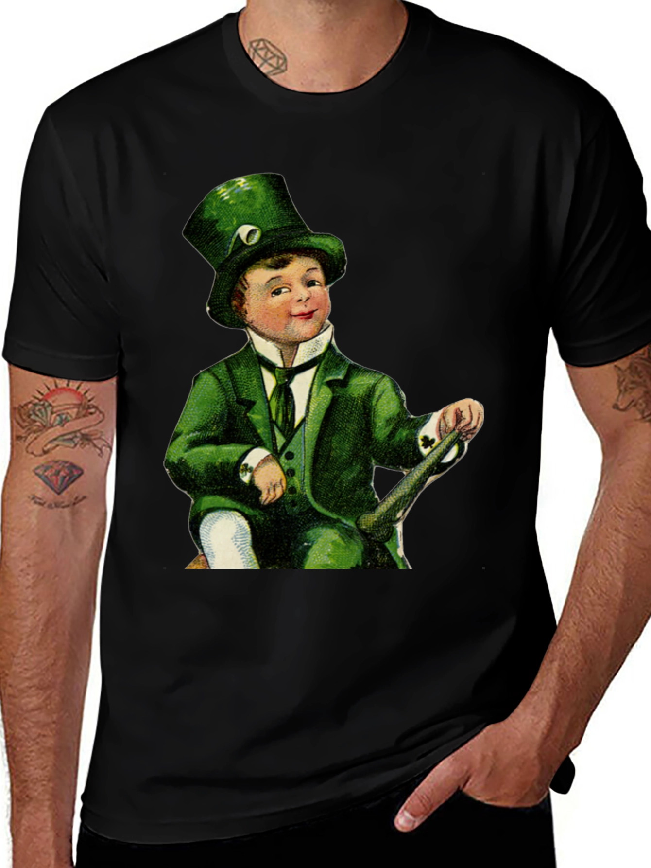 St. Patrick's Day Leprechaun Boy Graphic Tee