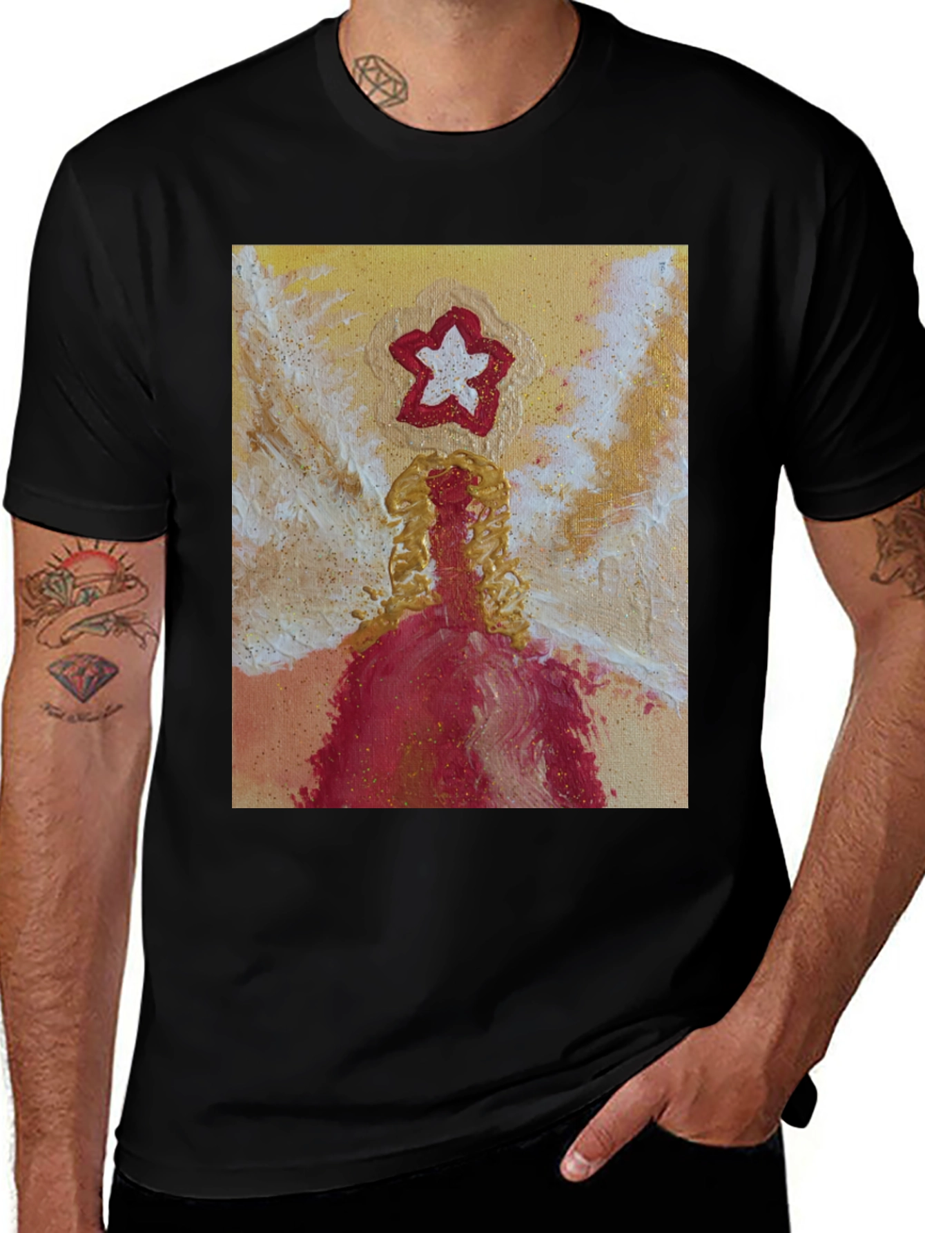 Variant 22 of Angel Art Graphic T-Shirt