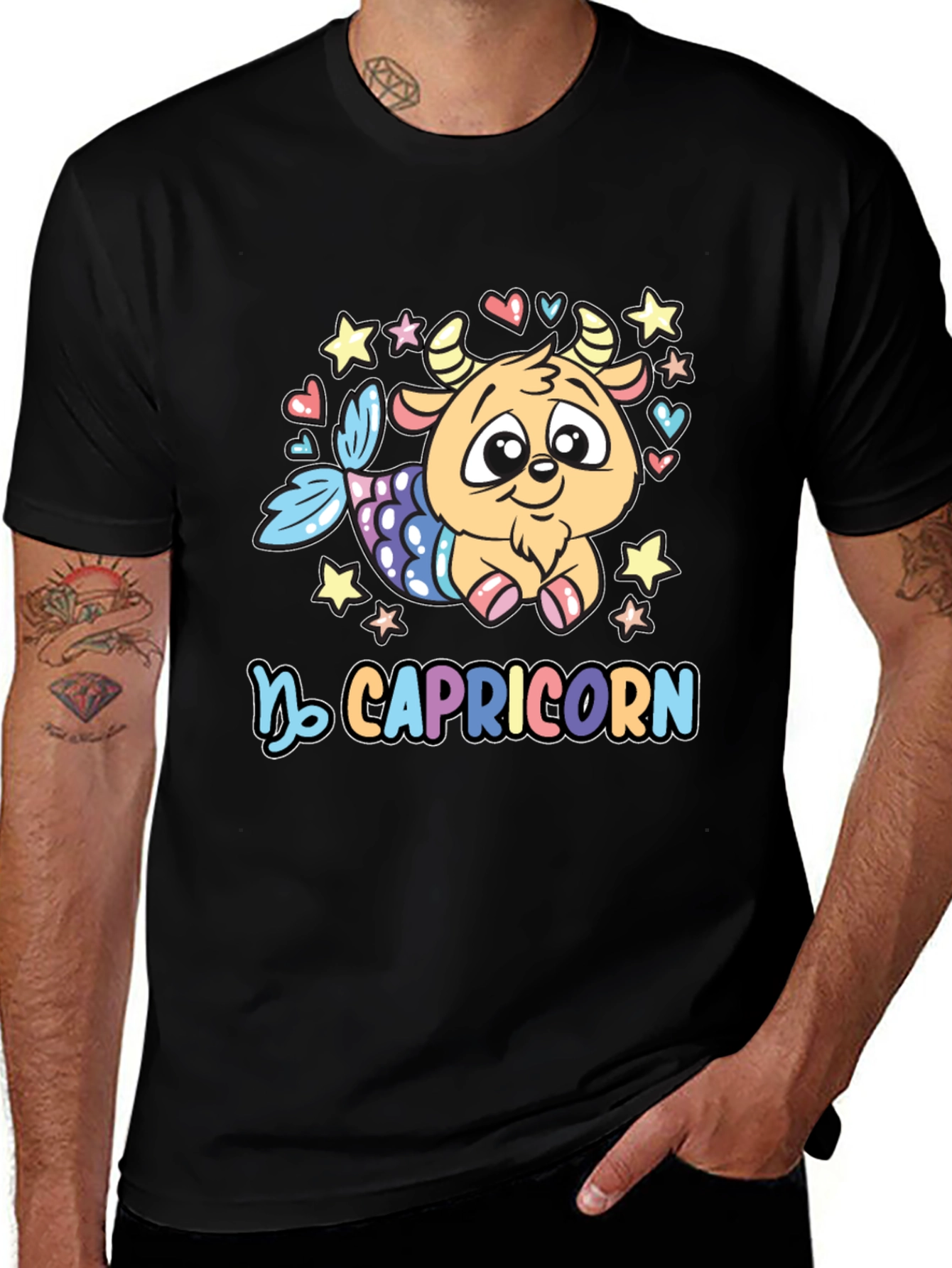 Variant 3 of Capricorn Zodiac Graphic Tee