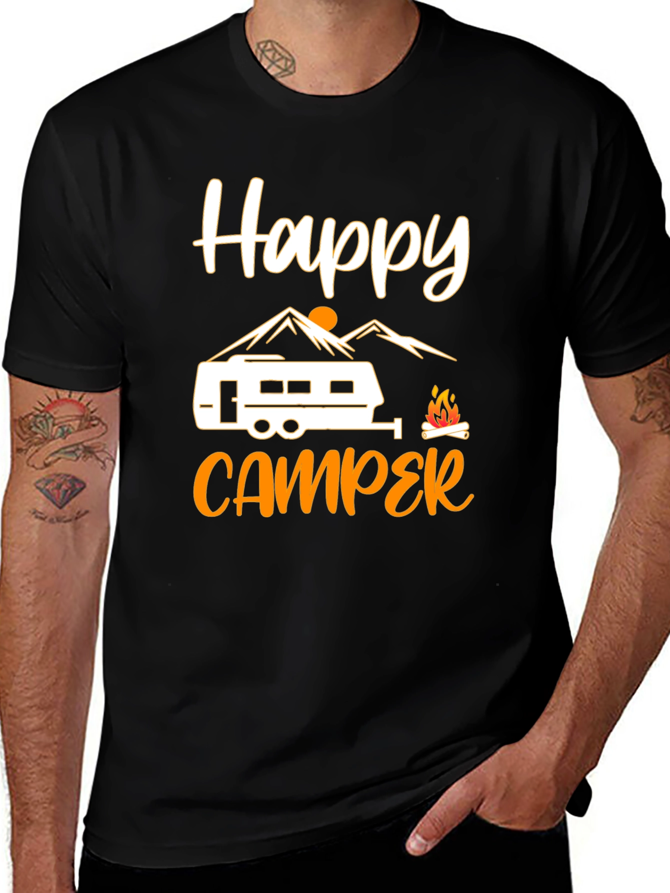 Happy Camper Graphic Tee - Adventure Ready