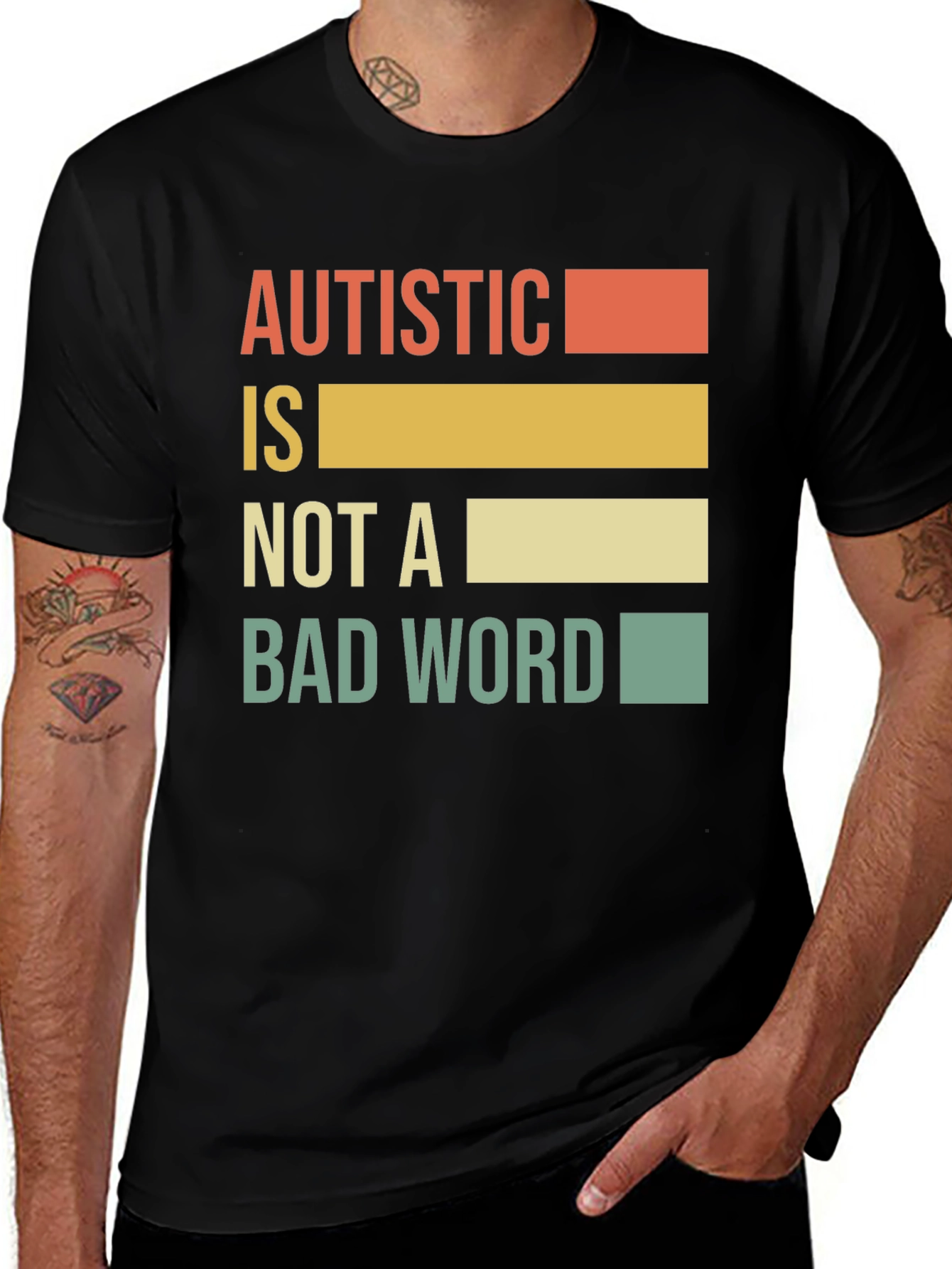 Variant 26 of Autistic Is Not A Bad Word Tee