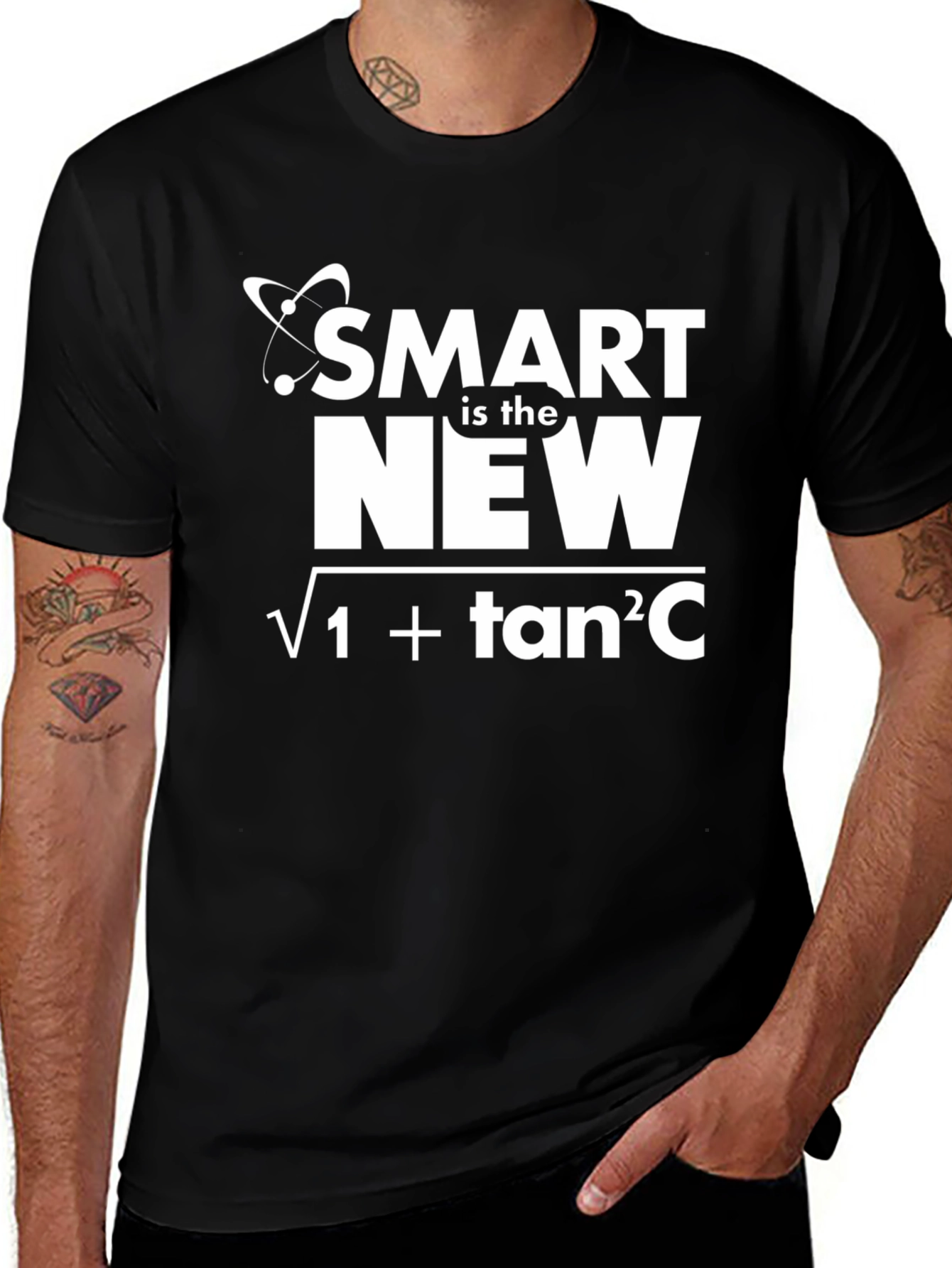 Variant 21 of Smart is the New Sec C Black T-Shirt