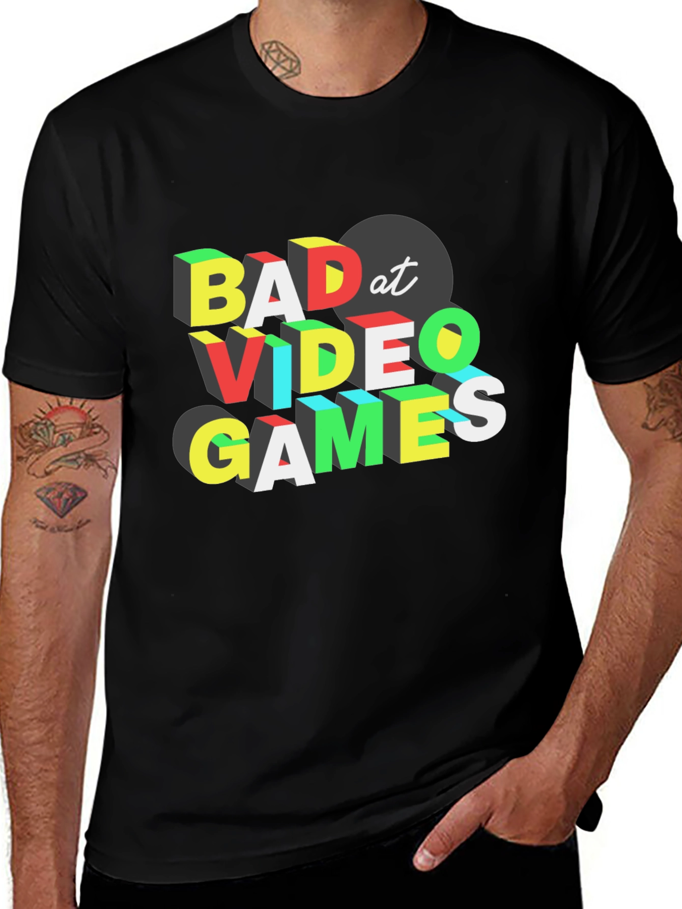 Bad At Video Games T-Shirt - Gamer Tee