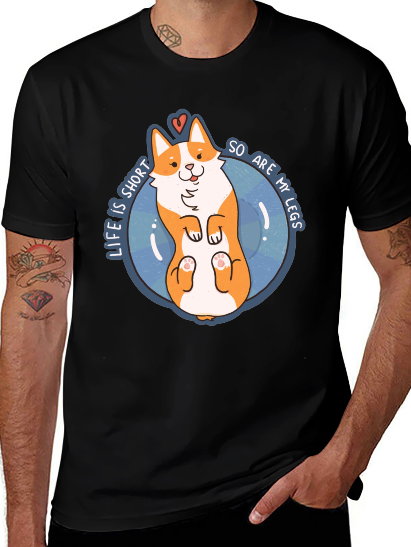 Variant 8 of Corgi Short Legs Graphic T-Shirt