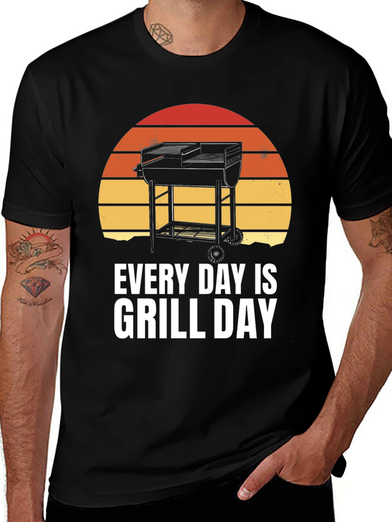 Variant 21 of Every Day is Grill Day T-Shirt