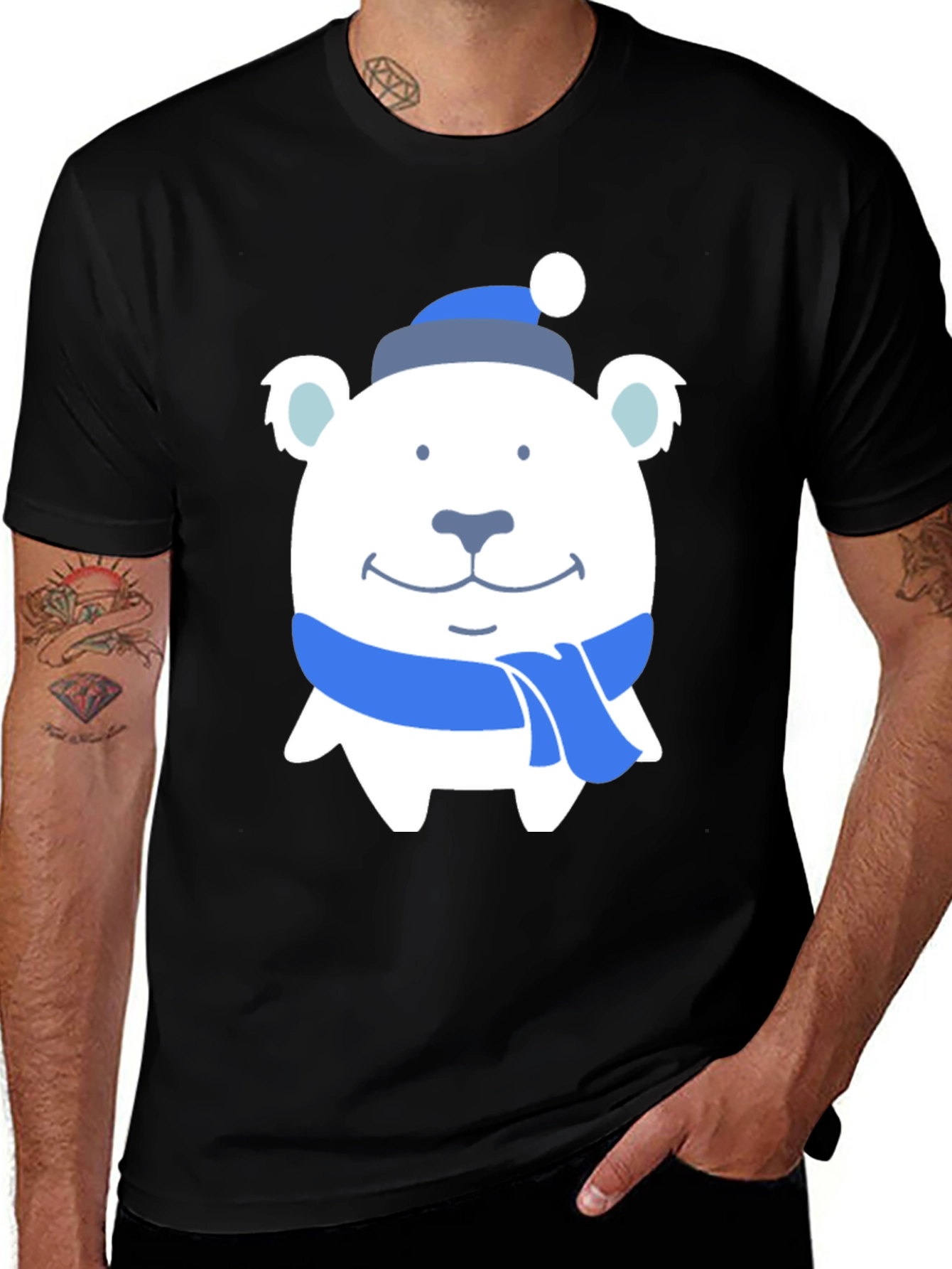 Variant 19 of Cute Polar Bear Holiday T-Shirt